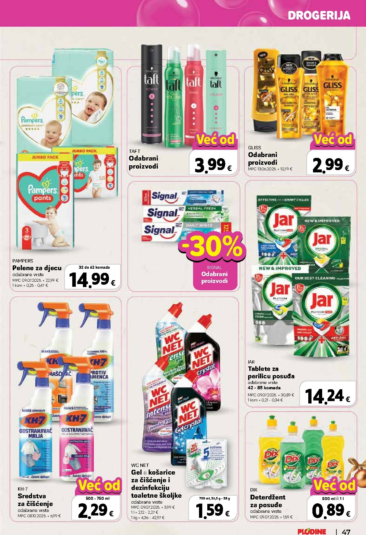 plodine - Prelistajte katalog Plodine - Otvorenje Drenova, vrijedi od 18.12. do 24.12. - page: 47