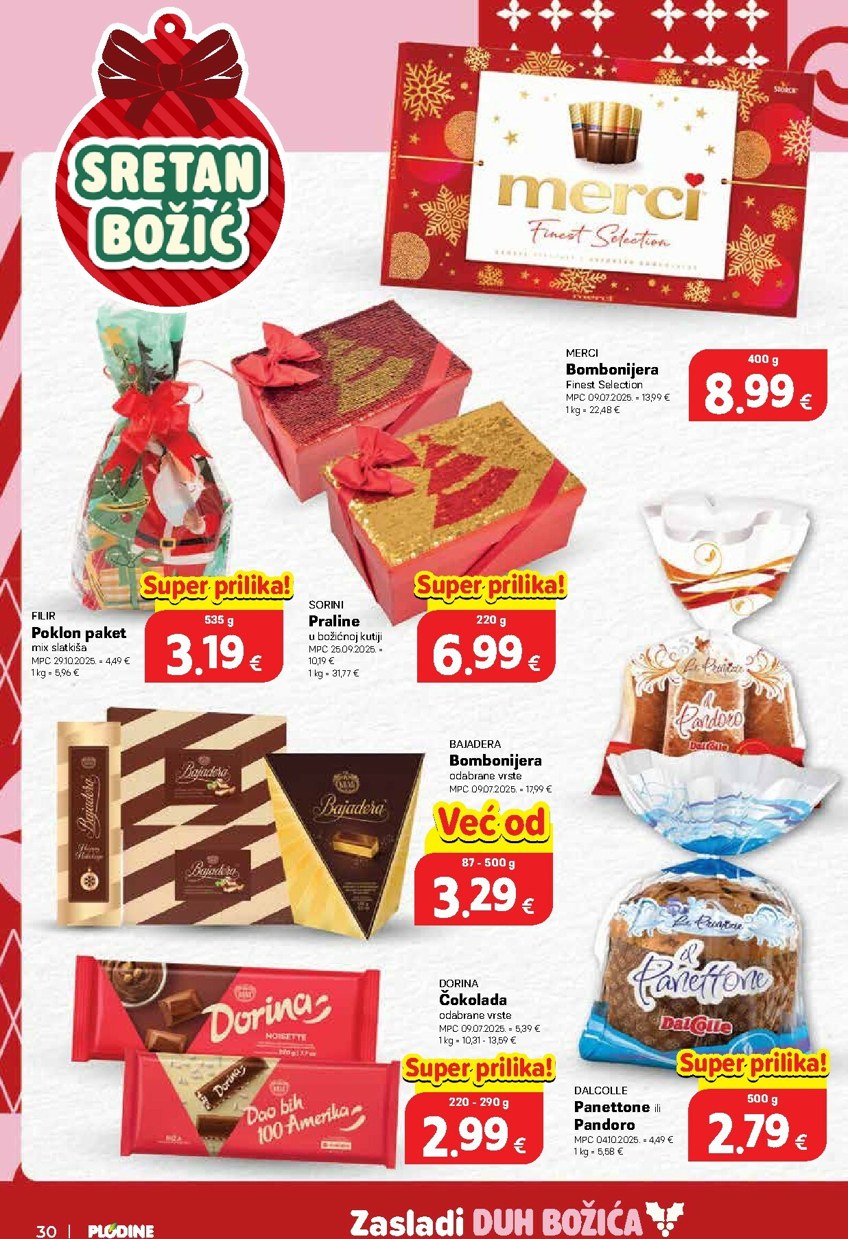 plodine - Prelistajte katalog Plodine - Otvorenje Drenova, vrijedi od 18.12. do 24.12. - page: 30