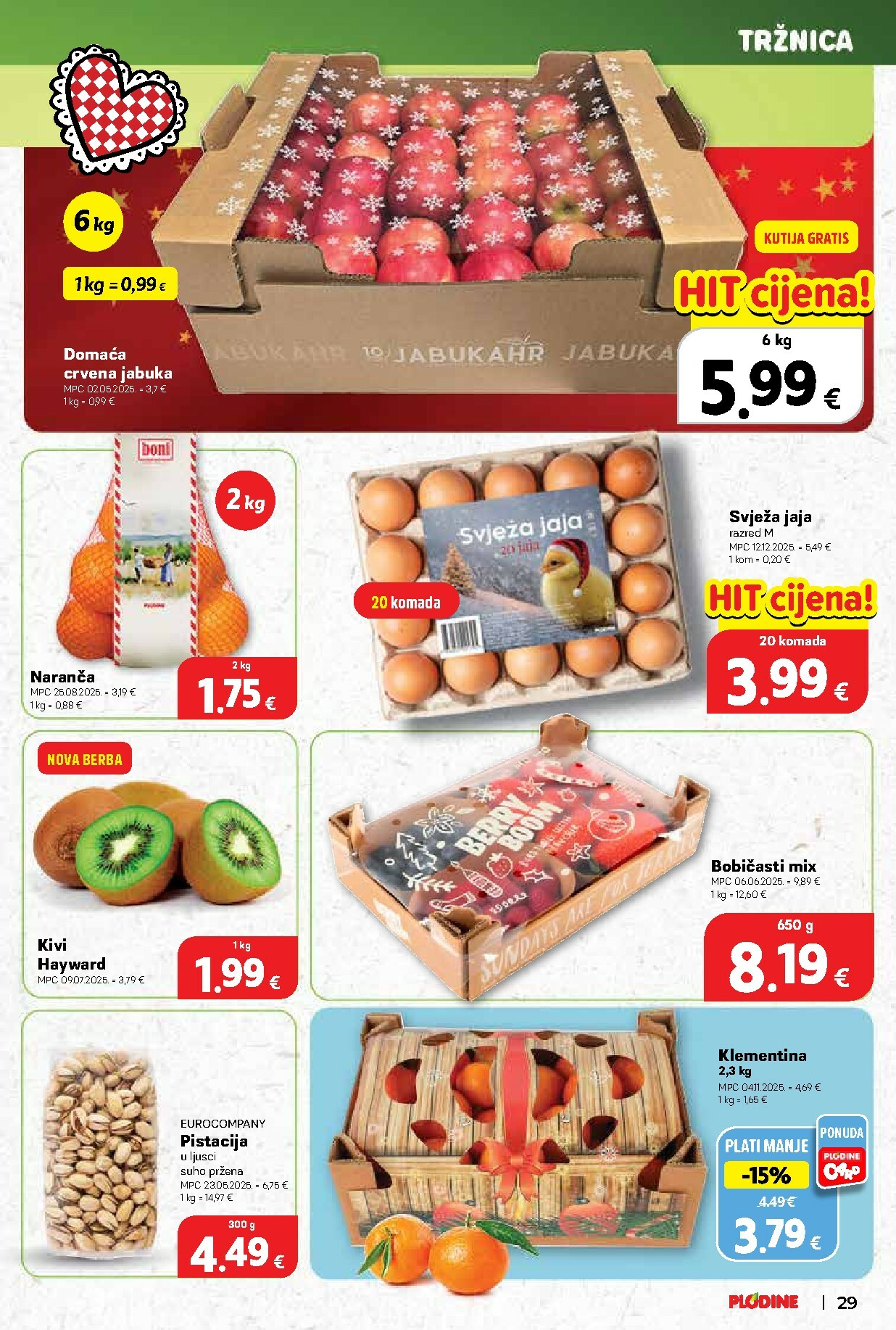 plodine - Prelistajte katalog Plodine, vrijedi od 17.12. do 24.12. - page: 29