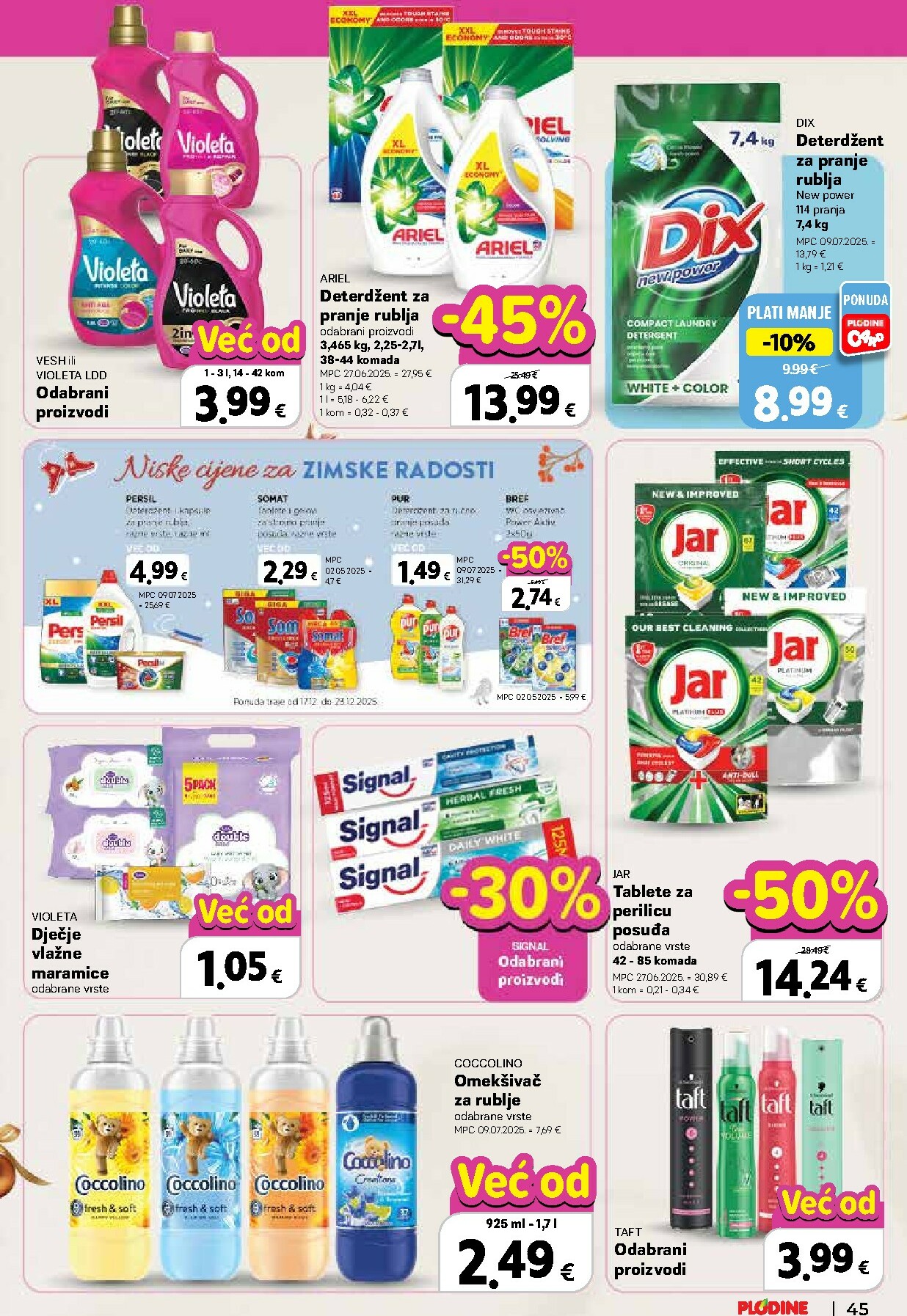 plodine - Prelistajte katalog Plodine, vrijedi od 17.12. do 24.12. - page: 45