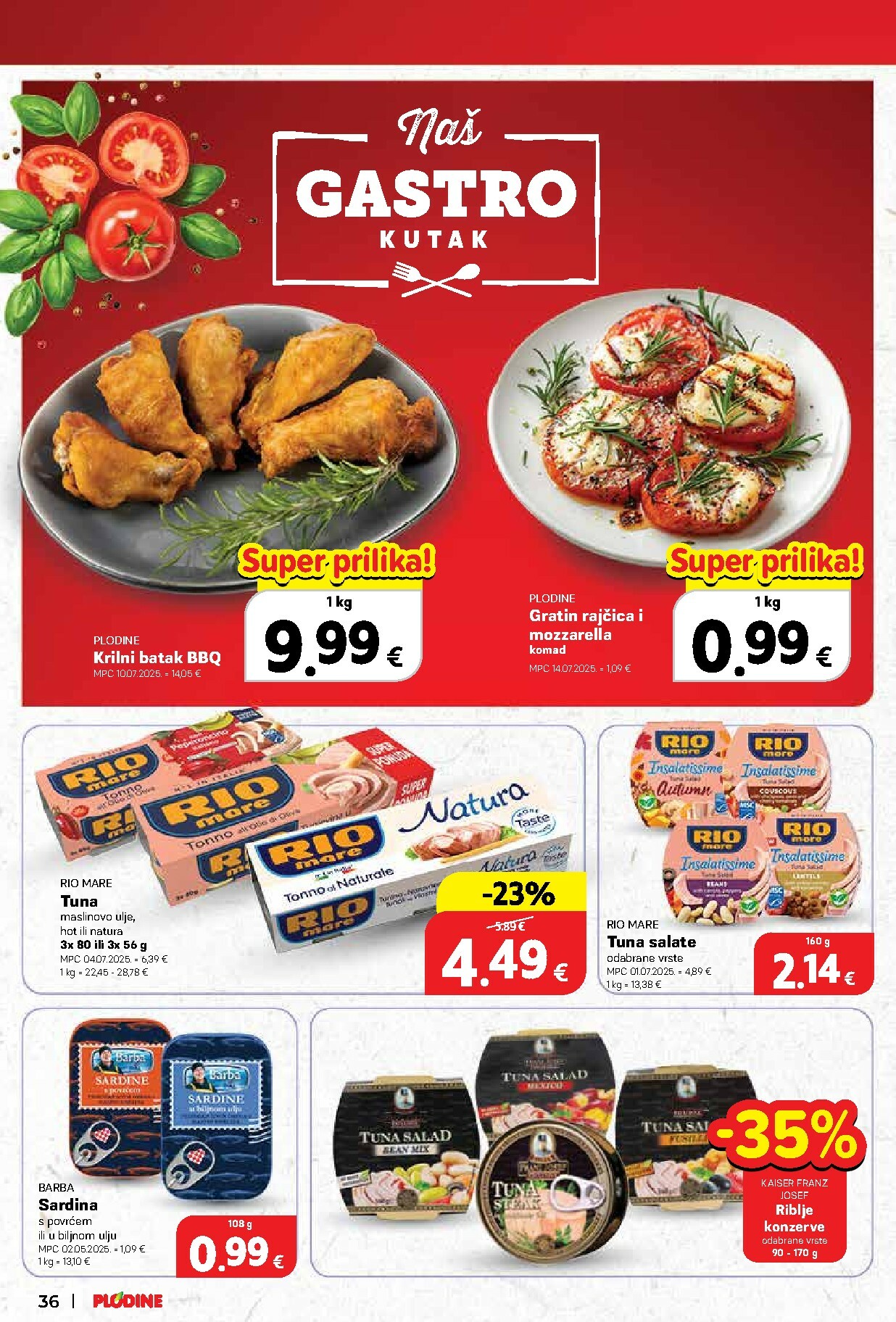 plodine - Prelistajte katalog Plodine, vrijedi od 17.12. do 24.12. - page: 36