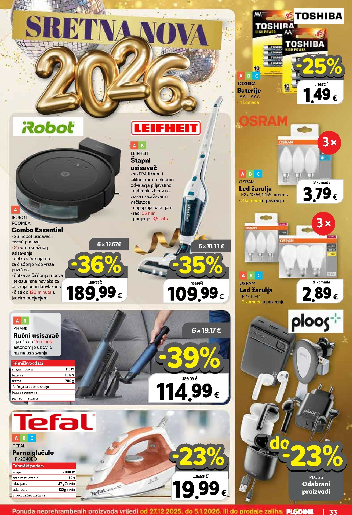 plodine - Prelistajte katalog Plodine, vrijedi od 27.01. do 31.12. - page: 33