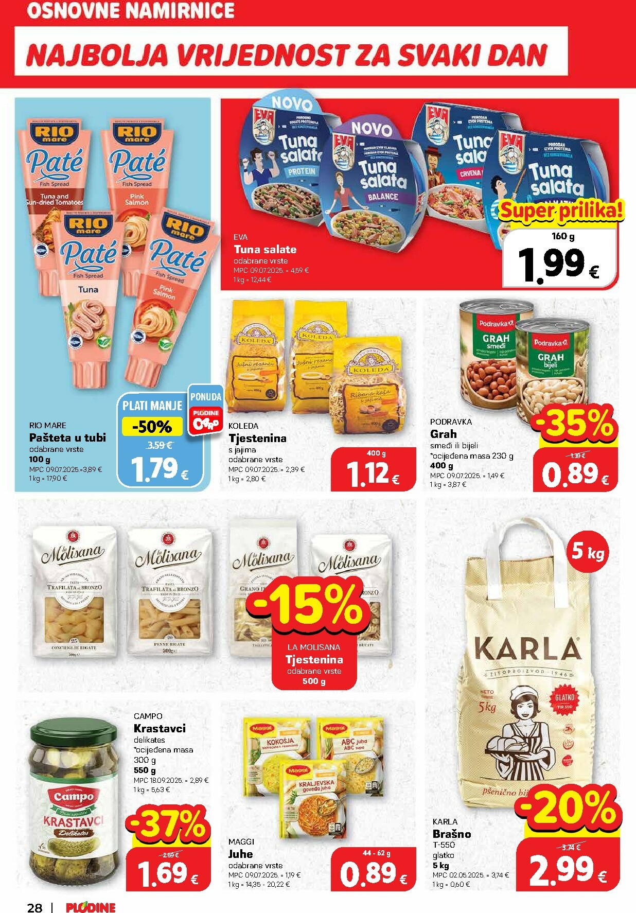 plodine - Prelistajte katalog Plodine, vrijedi od 14.01. do 20.01. - page: 28