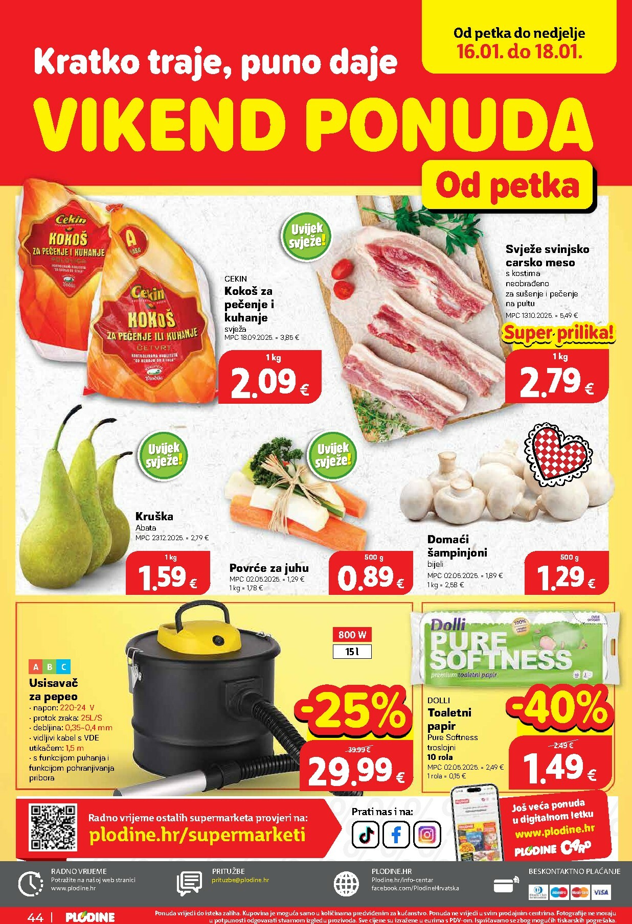 plodine - Prelistajte katalog Plodine, vrijedi od 14.01. do 20.01. - page: 44