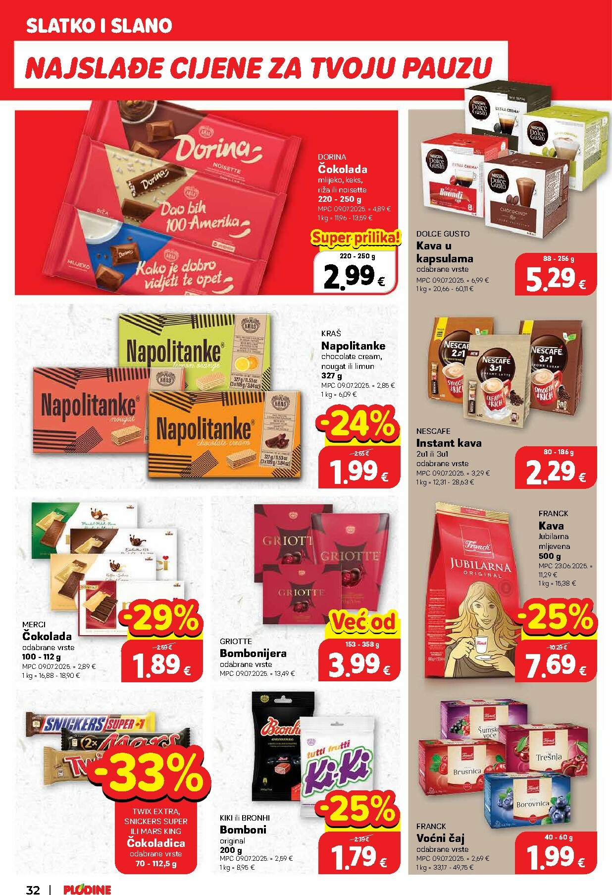 plodine - Prelistajte katalog Plodine, vrijedi od 14.01. do 20.01. - page: 32