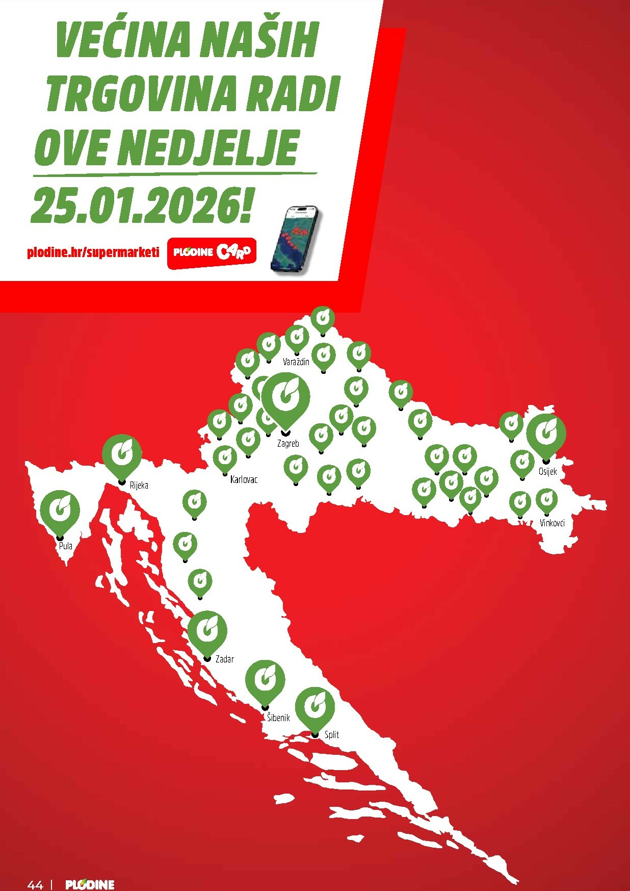 plodine - Prelistajte katalog Plodine, vrijedi od 21.01. do 27.01. - page: 44