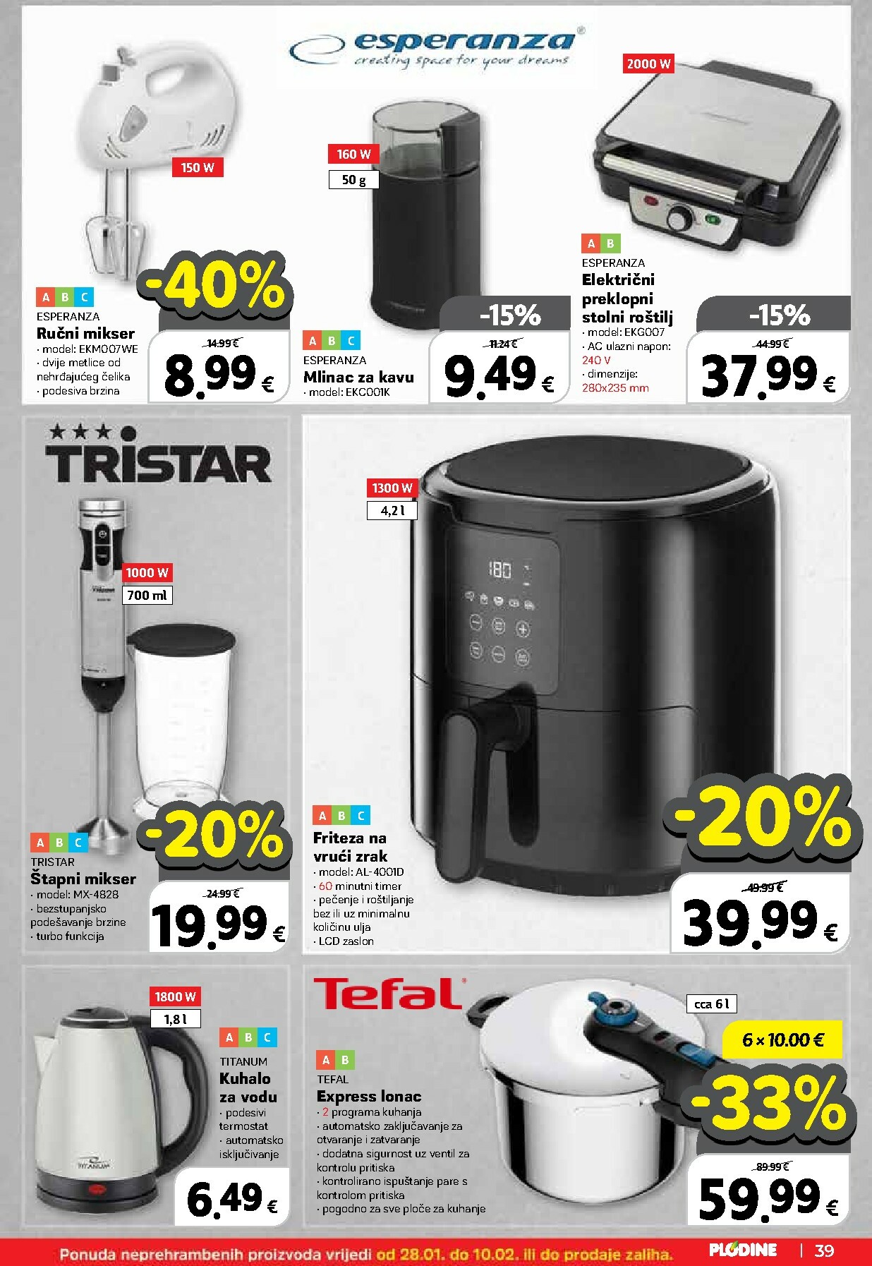 plodine - Prelistajte katalog Plodine, vrijedi od 28.01. do 03.02. - page: 39