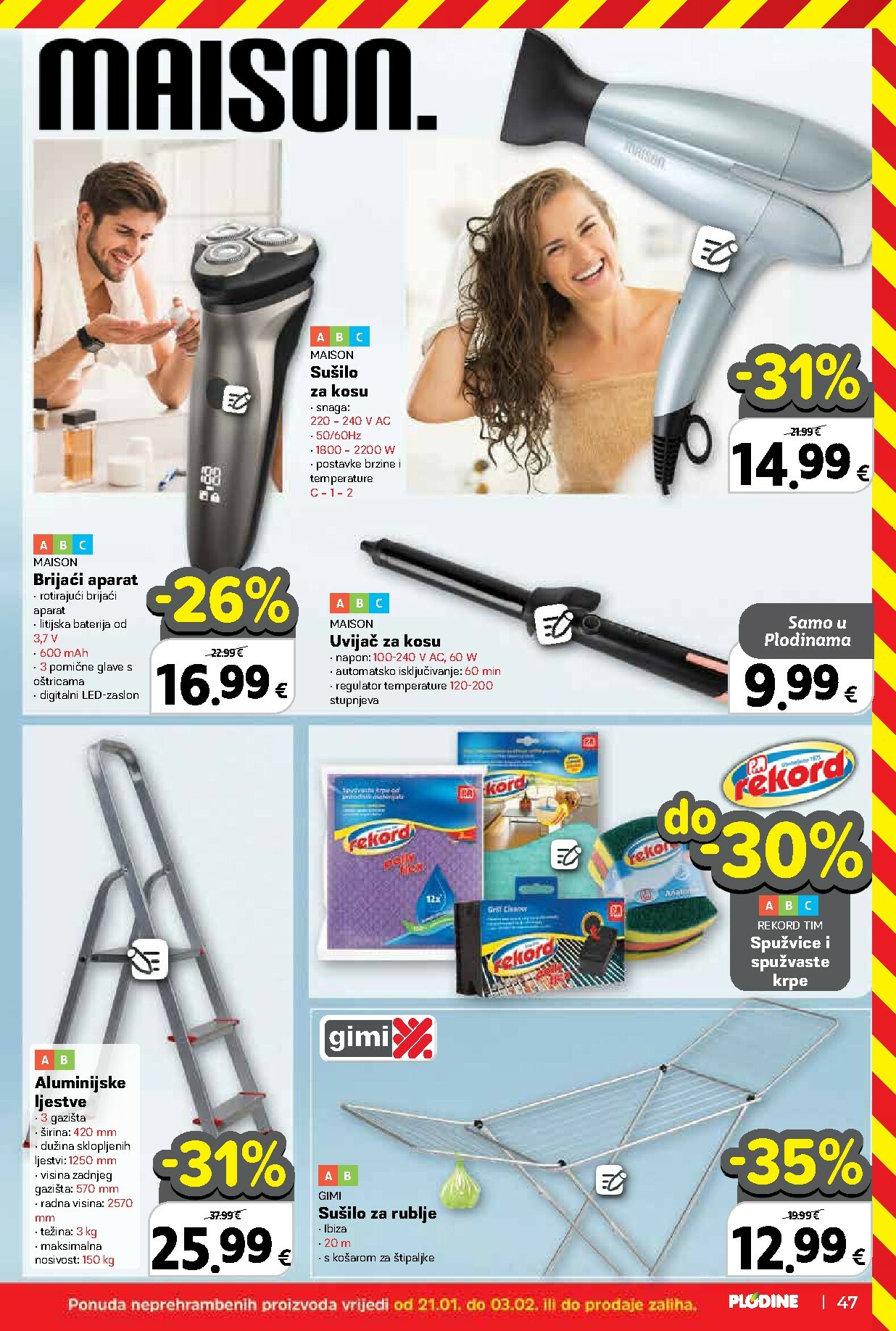 plodine - Prelistajte katalog Plodine, vrijedi od 28.01. do 03.02. - page: 47