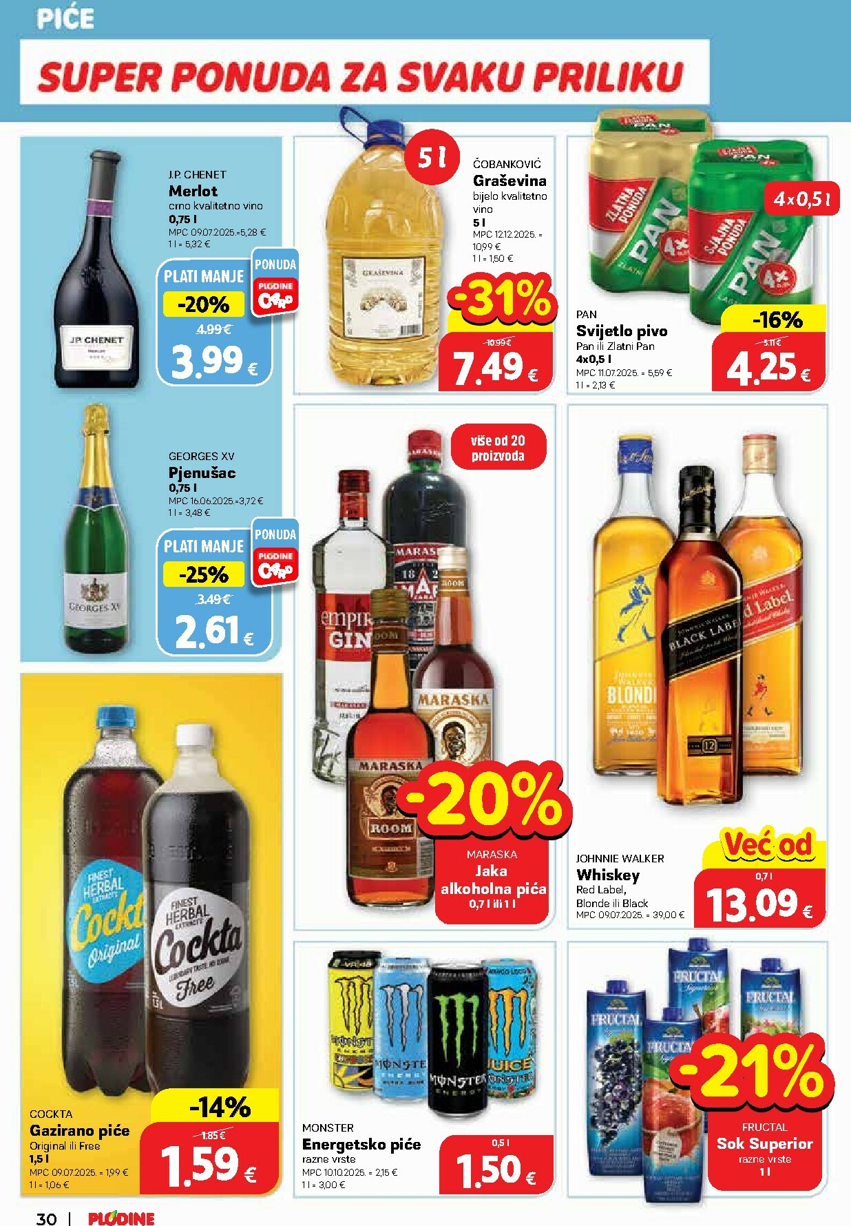 plodine - Prelistajte katalog Plodine, vrijedi od 04.02.2026 do 10.02.2026 - page: 30