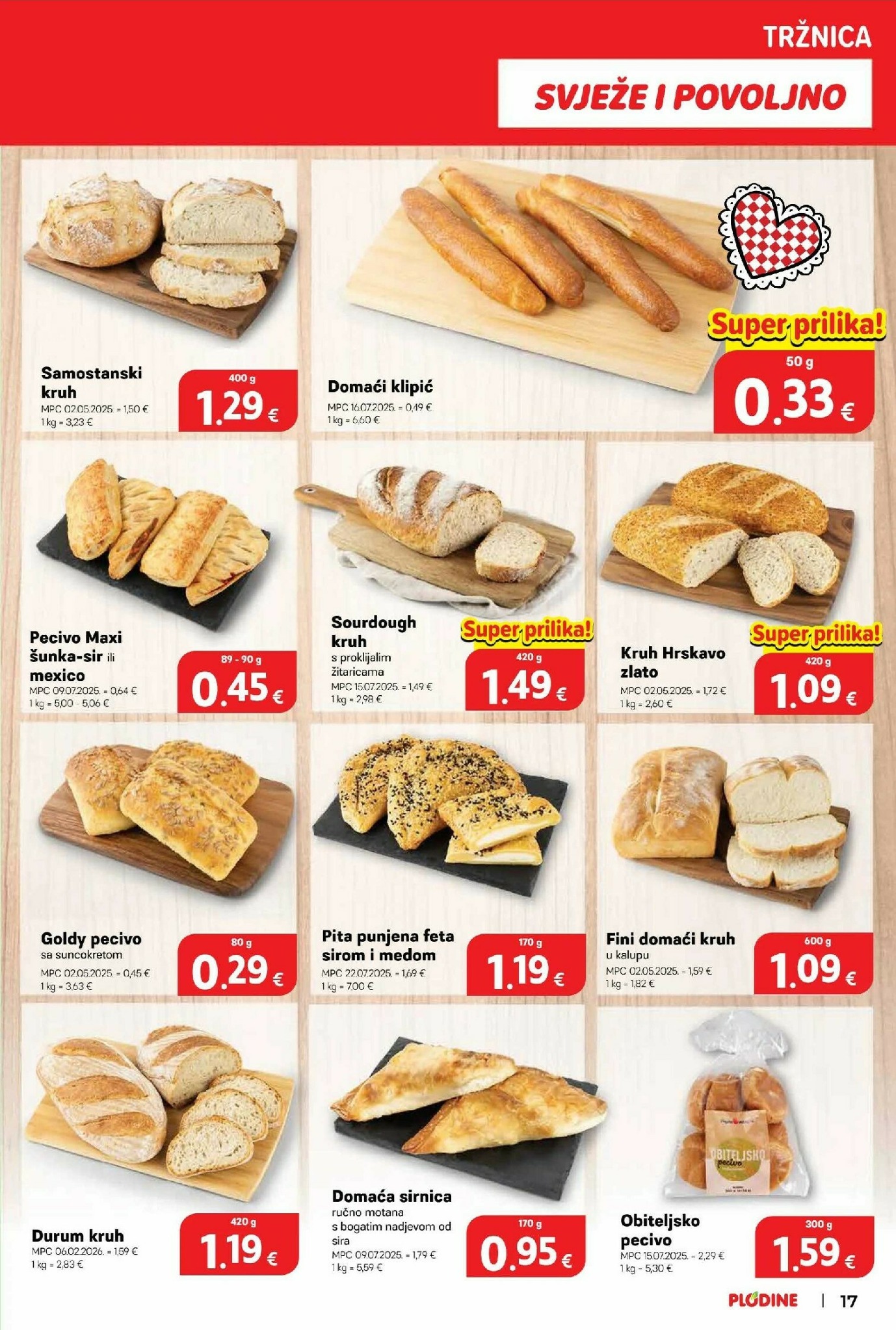 plodine - Prelistajte katalog Plodine, vrijedi od 11.02.2026 do 17.02.2026 - page: 17