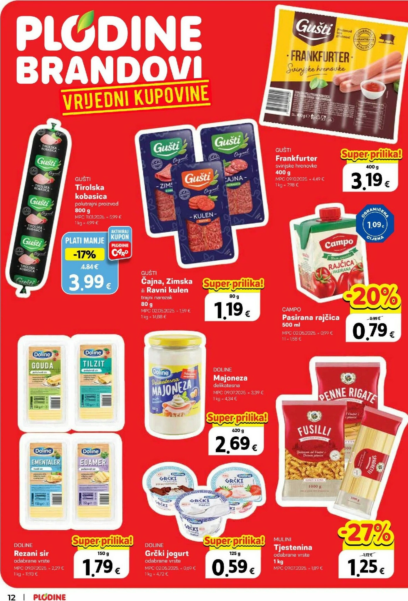 plodine - Prelistajte katalog Plodine, vrijedi od 11.02.2026 do 17.02.2026 - page: 12