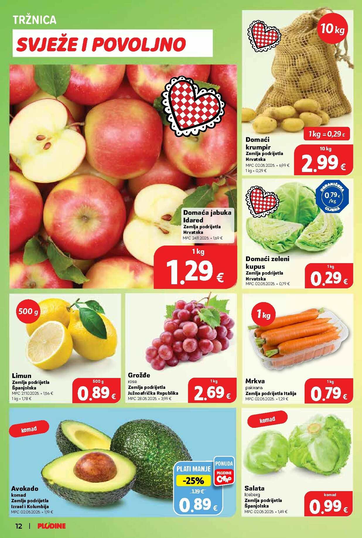 plodine - Prelistajte katalog Plodine, vrijedi od 18.02.2026 do 24.02.2026 - page: 12