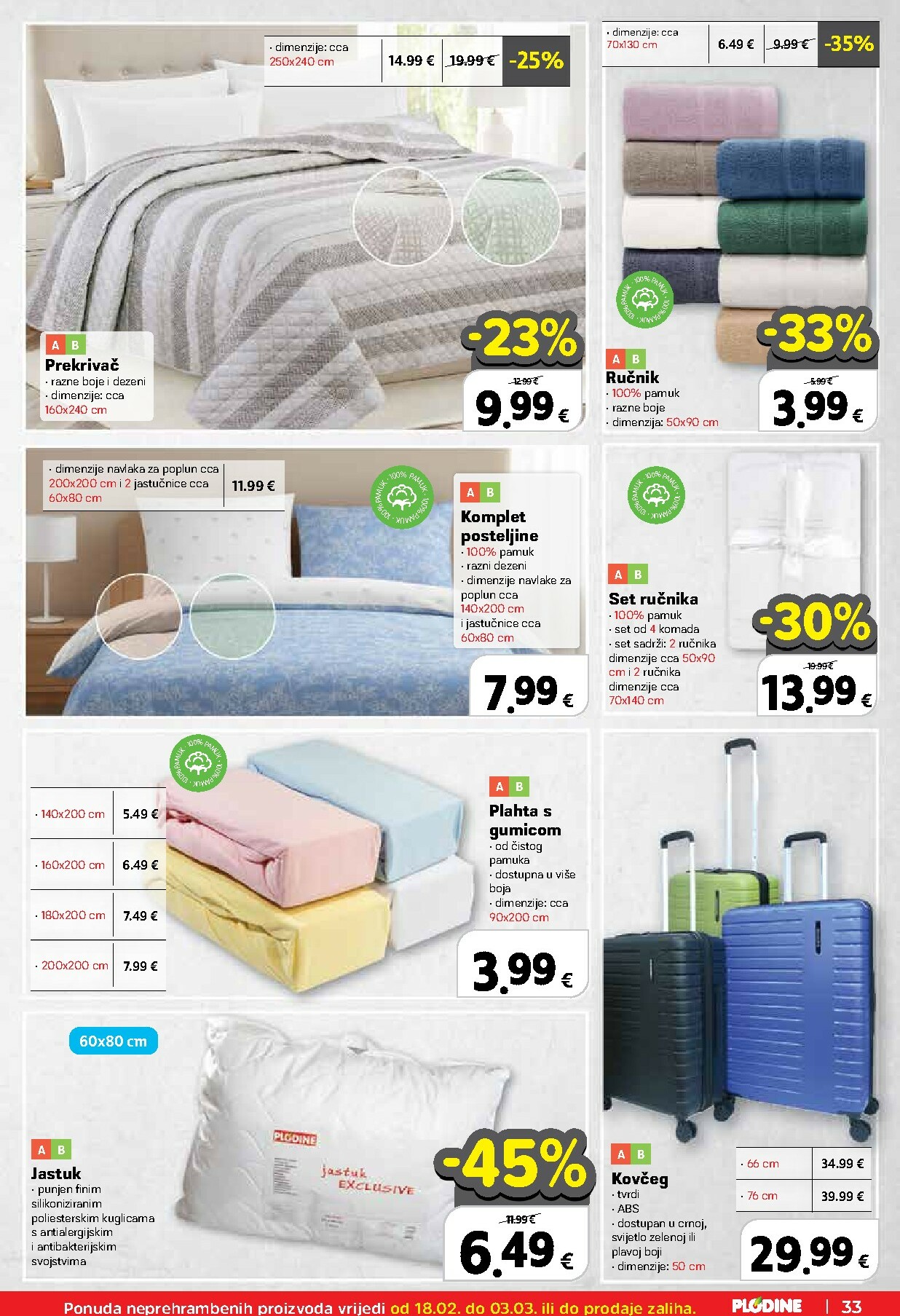 plodine - Prelistajte katalog Plodine, vrijedi od 18.02.2026 do 24.02.2026 - page: 33