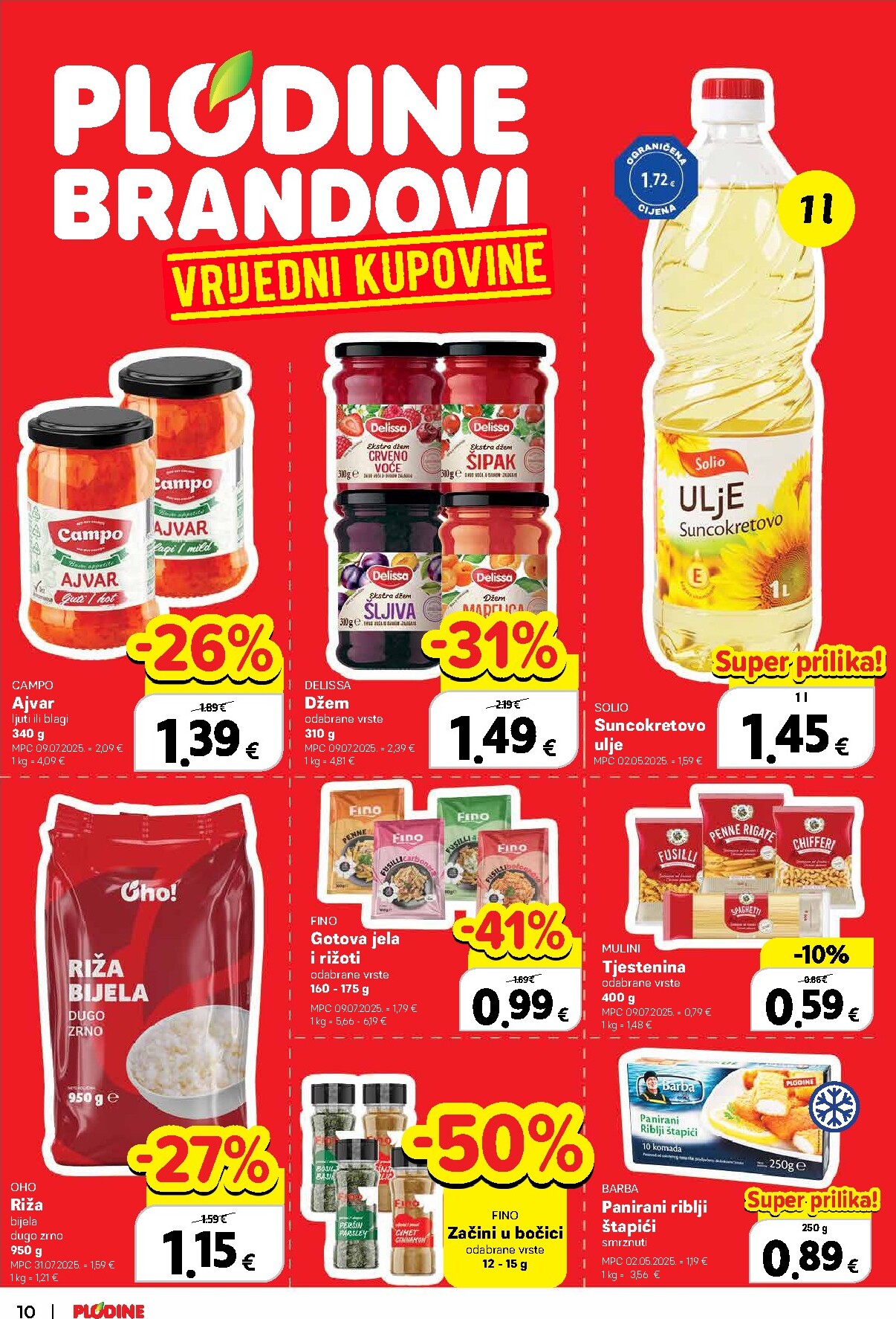 plodine - Prelistajte katalog Plodine, vrijedi od 25.02.2026 do 03.03.2026 - page: 10