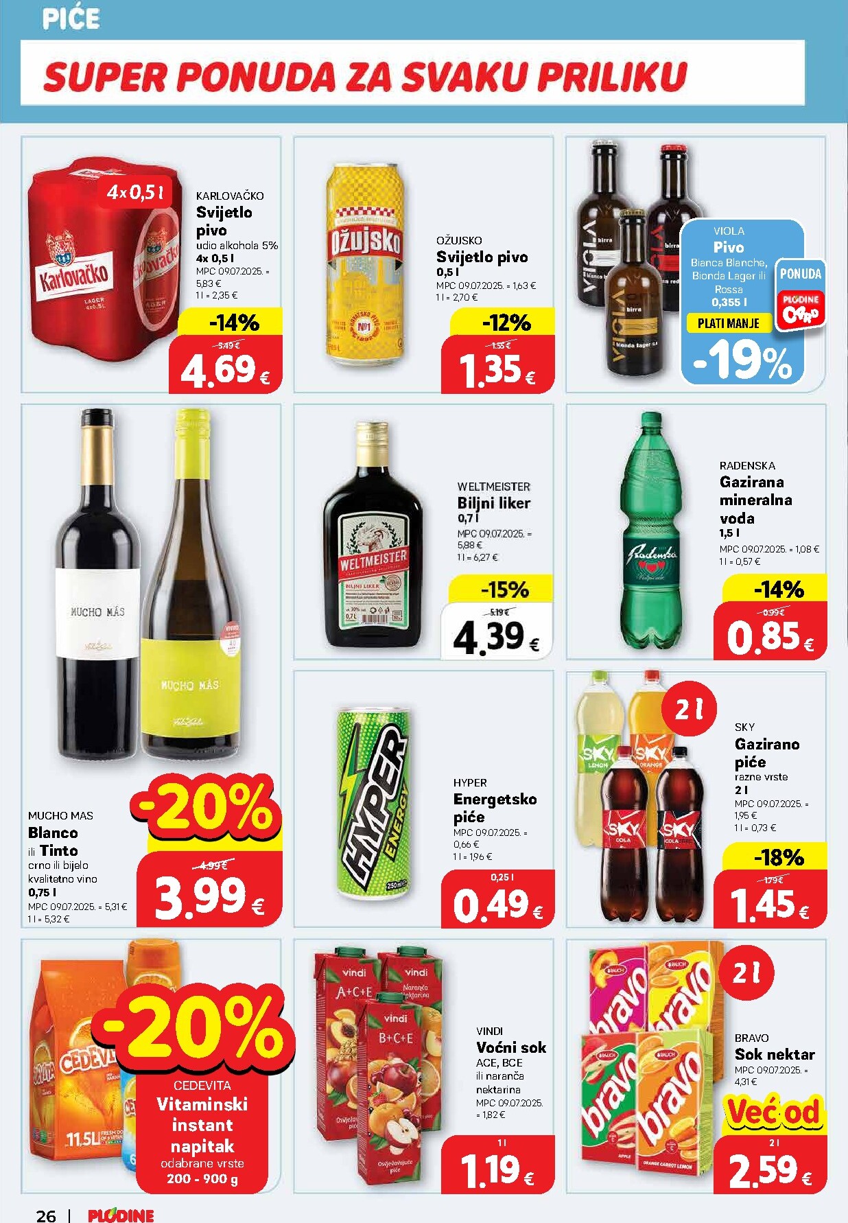 plodine - Prelistajte katalog Plodine, vrijedi od 25.02.2026 do 03.03.2026 - page: 26