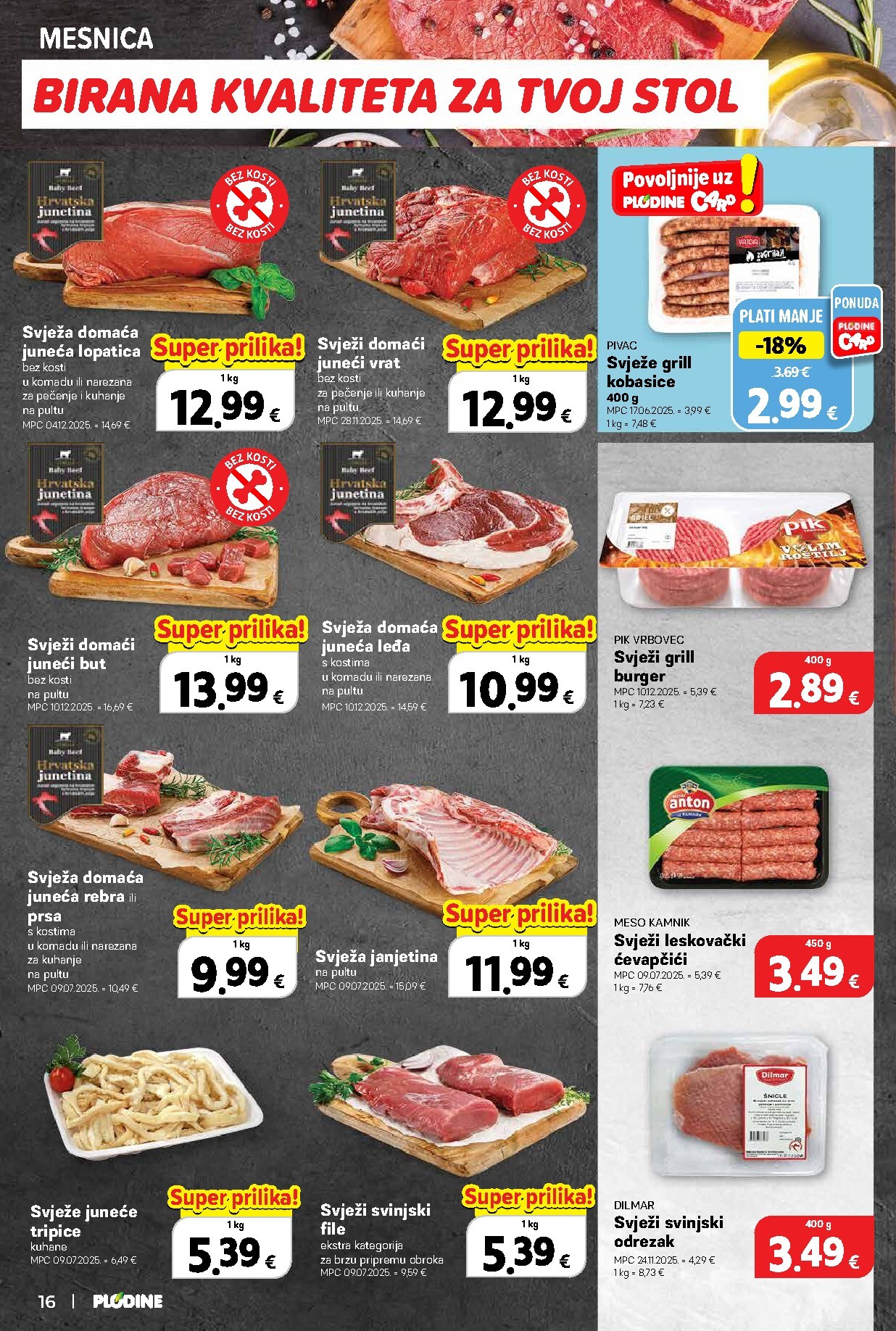 plodine - Prelistajte katalog Plodine, vrijedi od 25.02.2026 do 03.03.2026 - page: 16