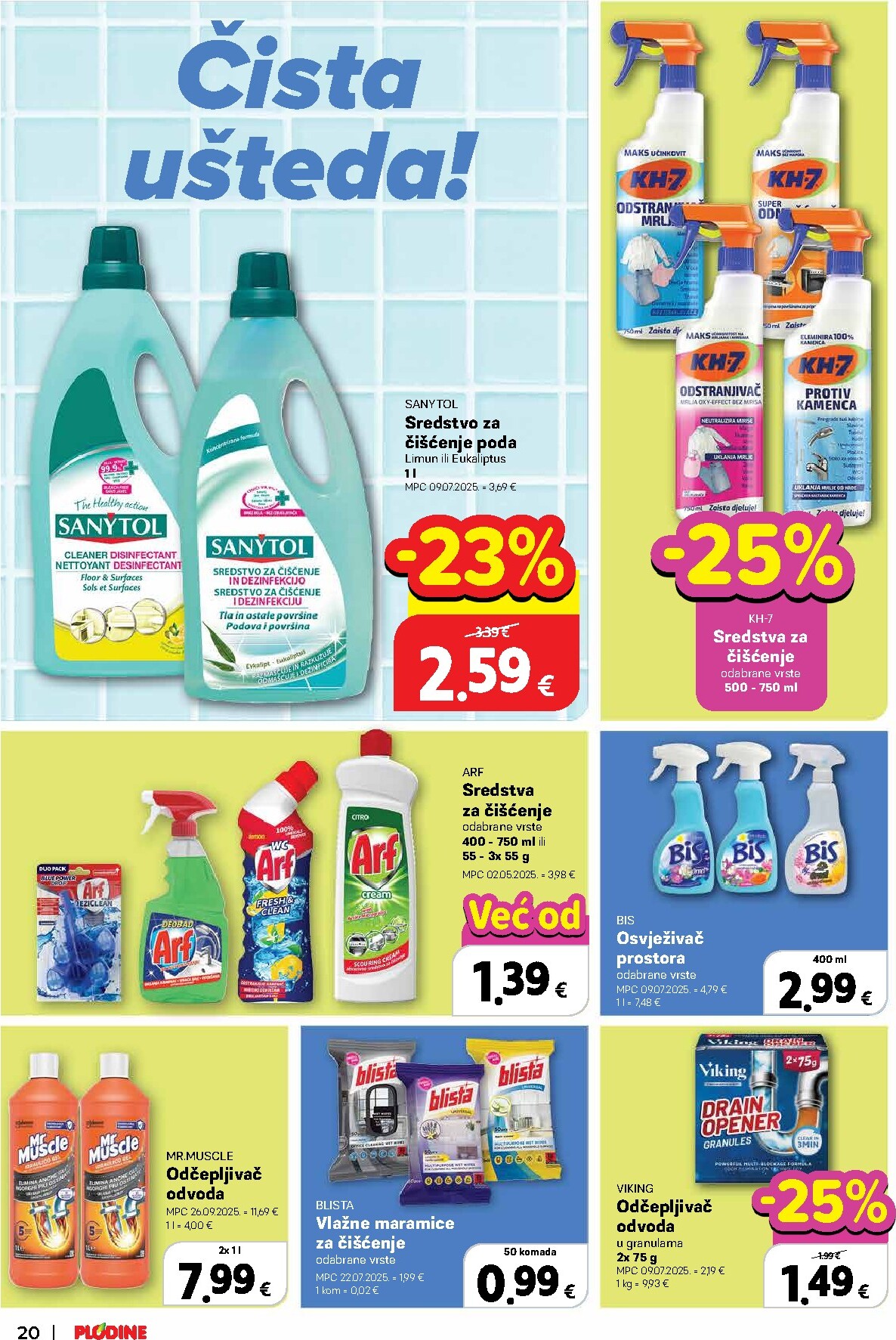 plodine - Prelistajte katalog Plodine - Vrijeme je za vrhunsku njegu, vrijedi od 25.02.2026 do 17.03.2026 - page: 20