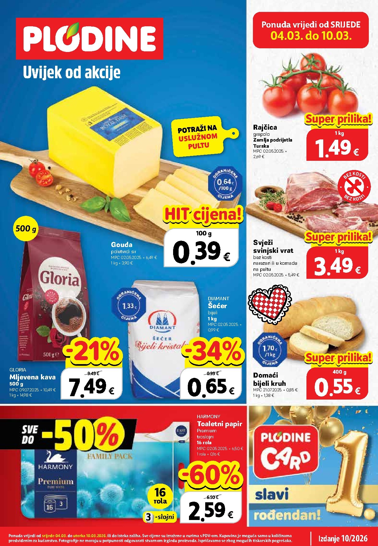 plodine - Prelistajte katalog Plodine, vrijedi od 04.03.2026 do 10.03.2026 - page: 1