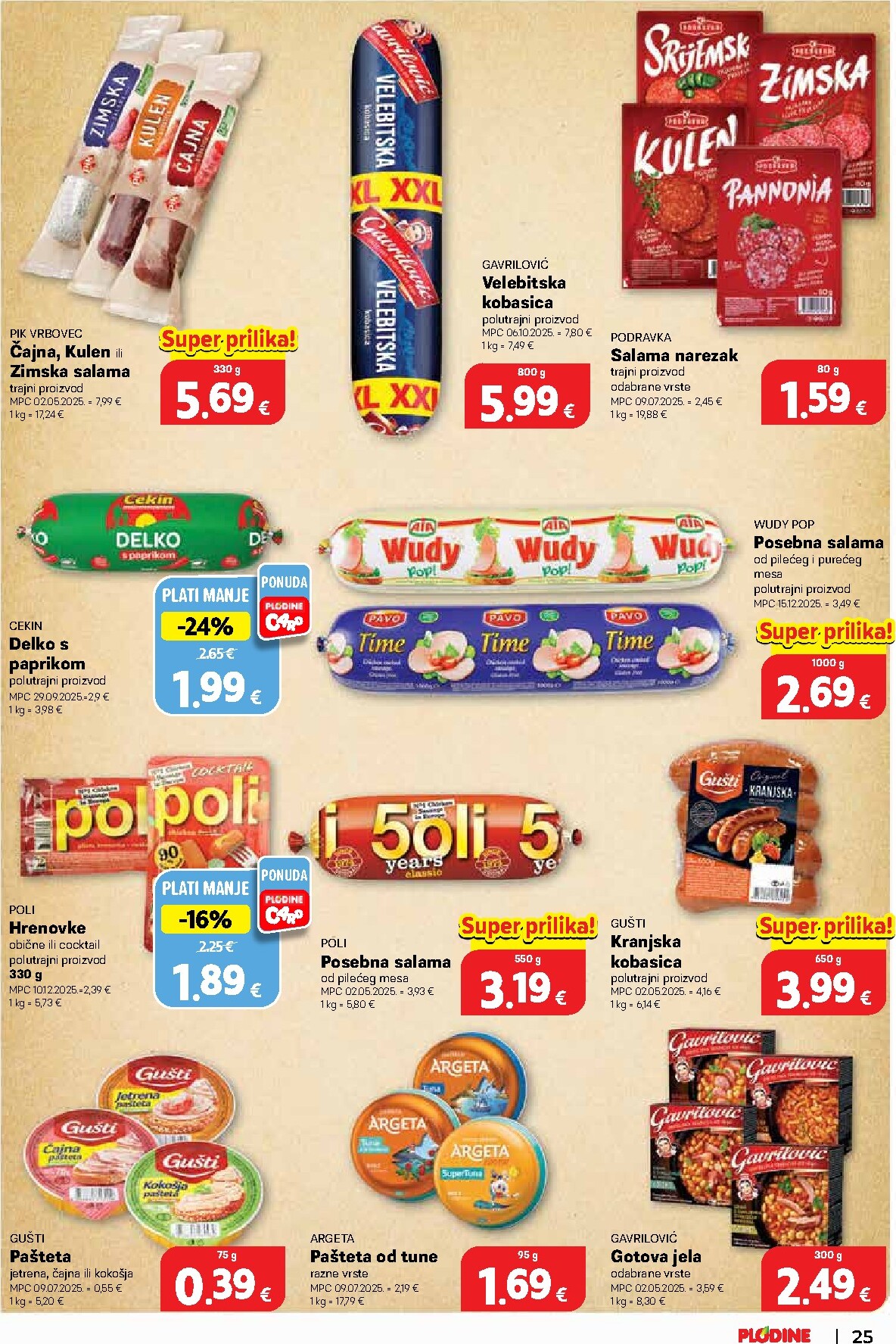 plodine - Prelistajte katalog Plodine, vrijedi od 04.03.2026 do 10.03.2026 - page: 25