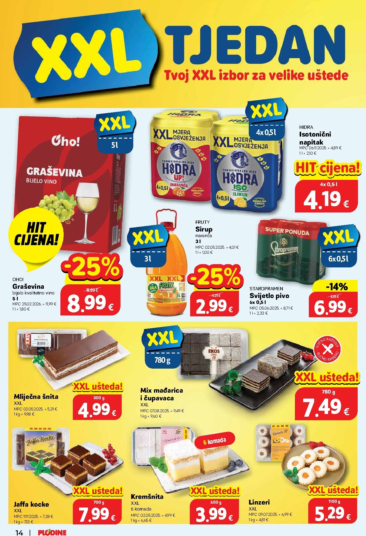 plodine - Prelistajte katalog Plodine, vrijedi od 11.03.2026 do 17.03.2026 - page: 14