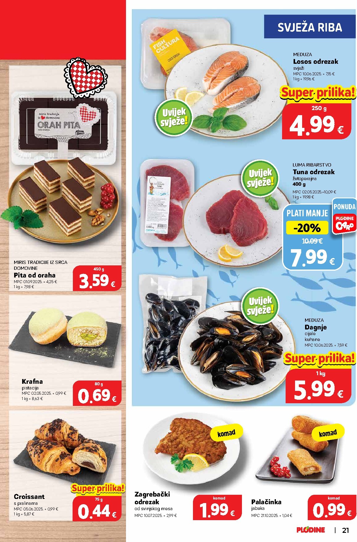 plodine - Prelistajte katalog Plodine, vrijedi od 11.03.2026 do 17.03.2026 - page: 21