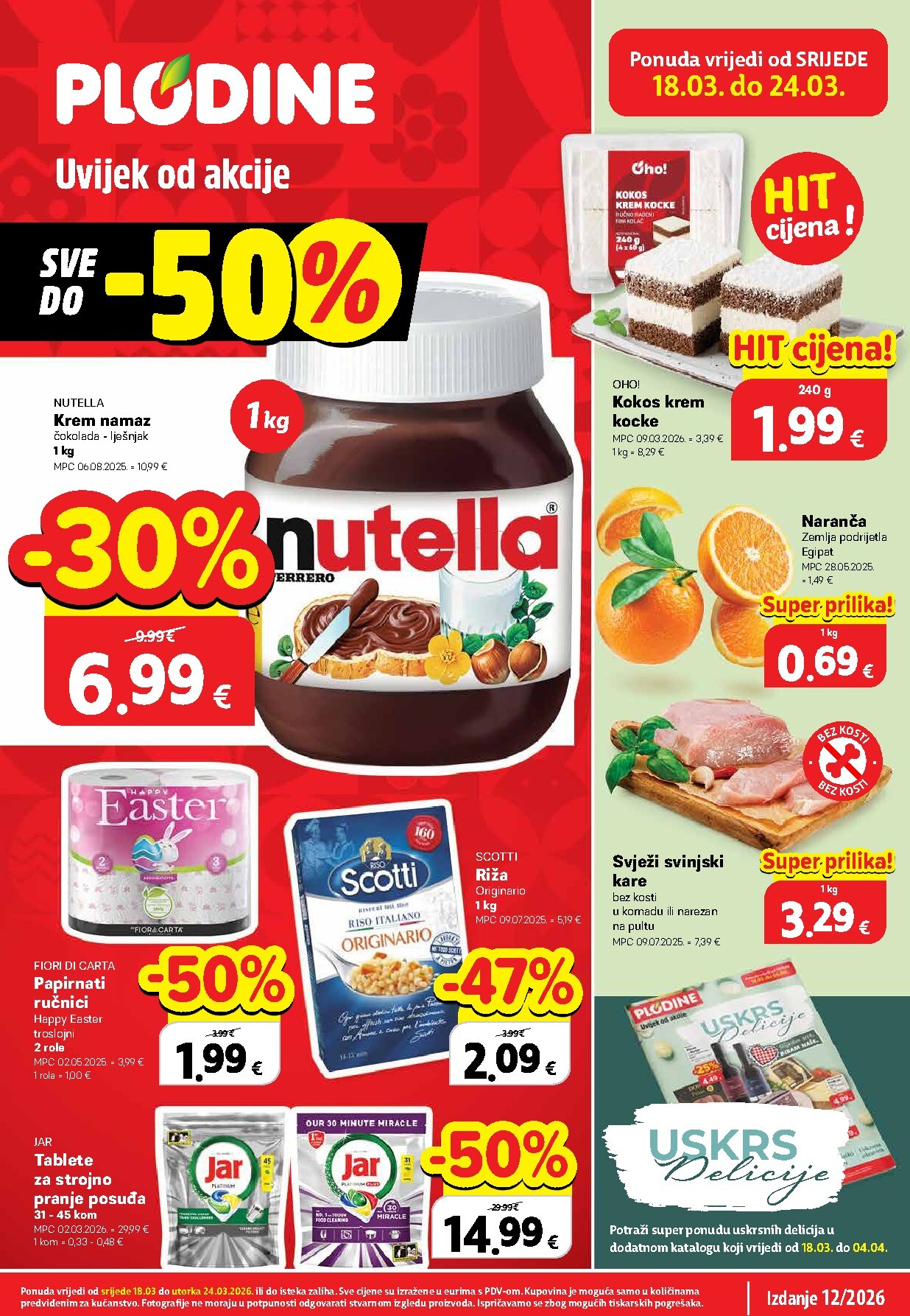 plodine - Prelistajte katalog Plodine, vrijedi od 18.03.2026 do 24.03.2026
