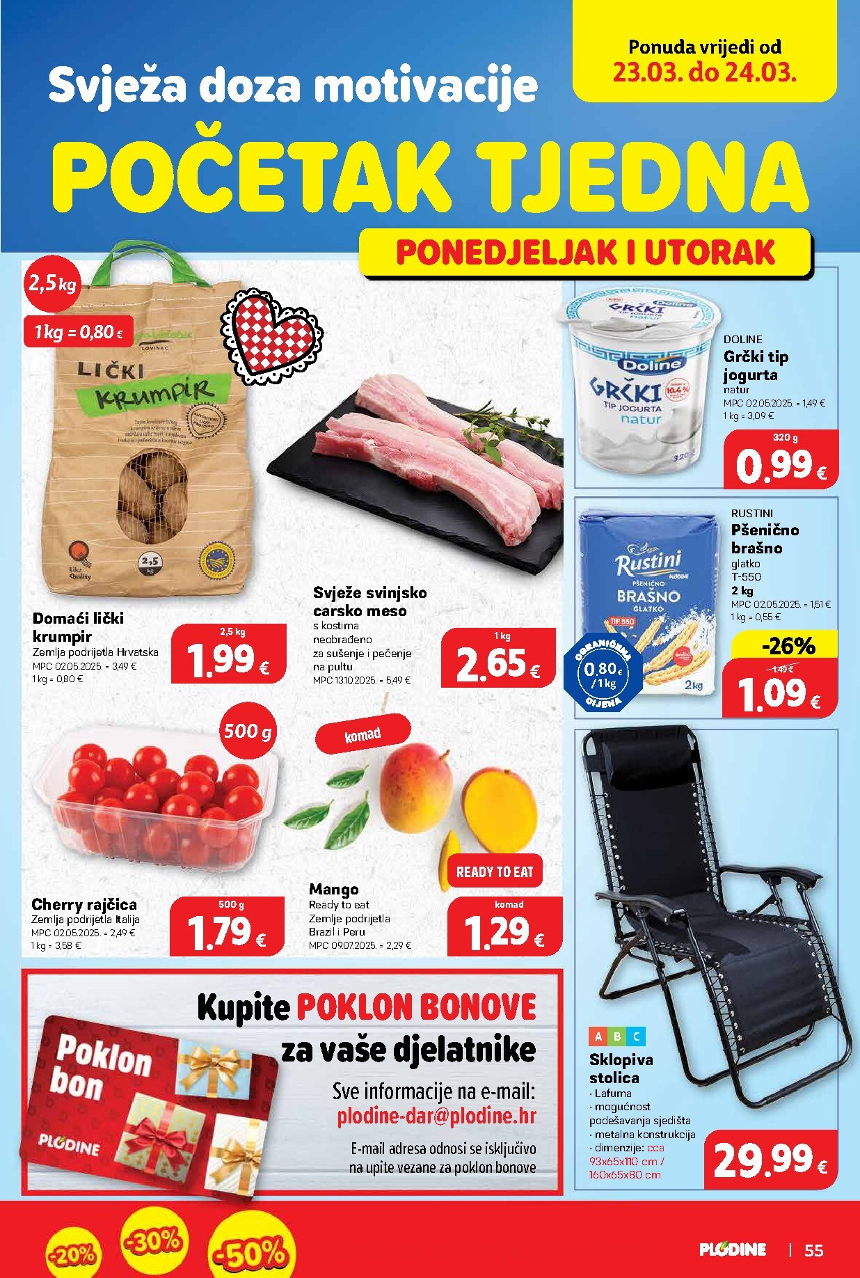 plodine - Prelistajte katalog Plodine, vrijedi od 18.03.2026 do 24.03.2026 - page: 55