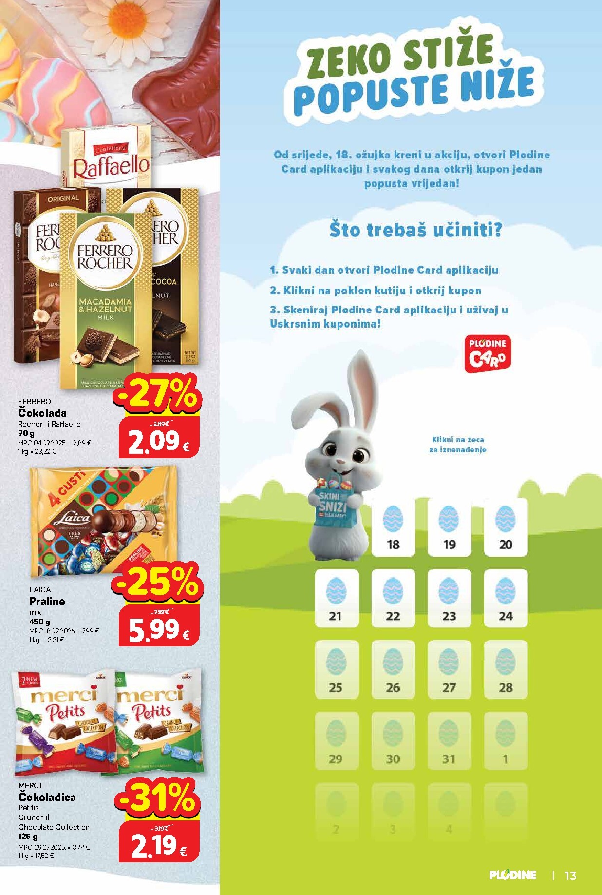 plodine - Prelistajte katalog Plodine, vrijedi od 18.03.2026 do 24.03.2026 - page: 13