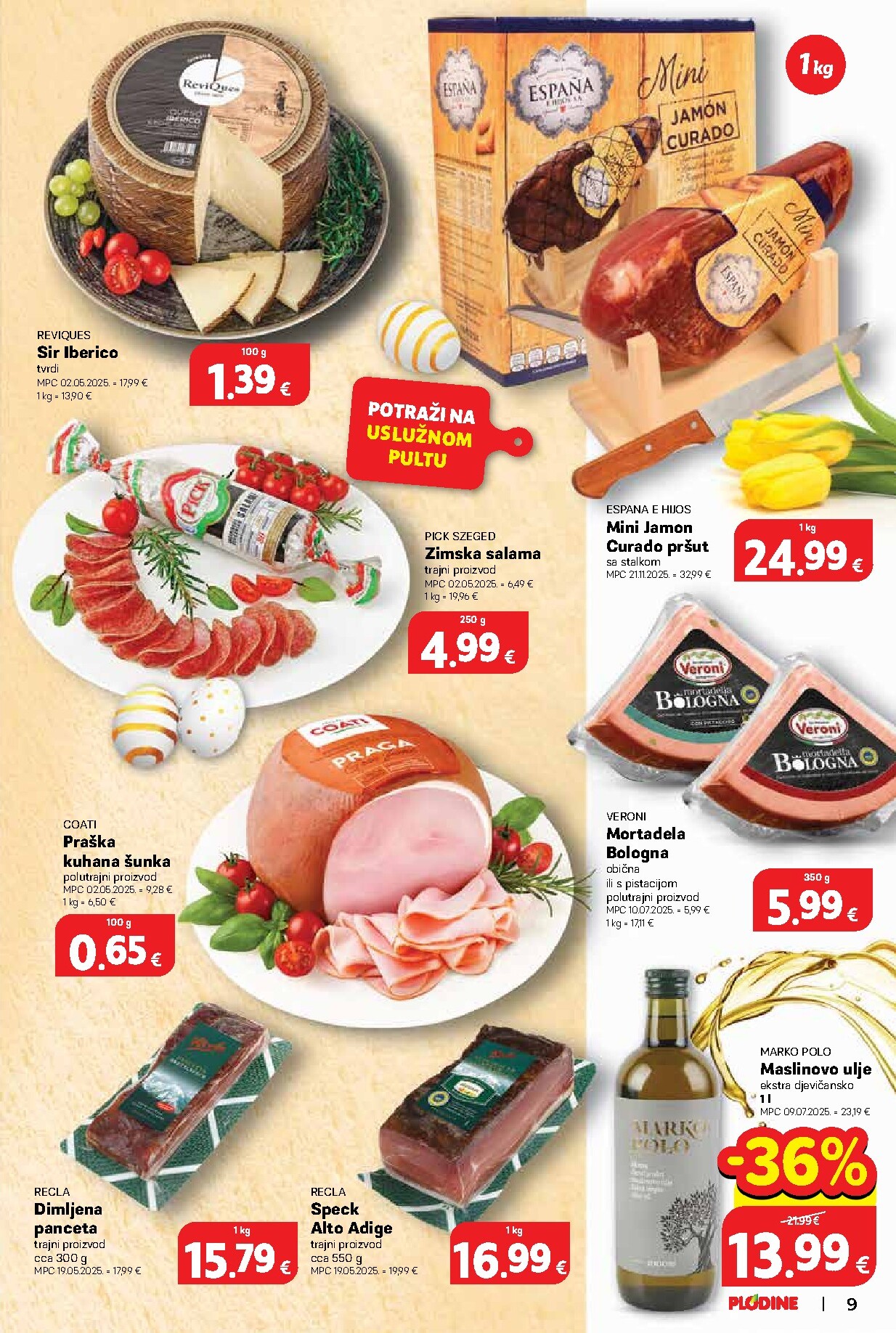 plodine - Prelistajte katalog Plodine - Uskrs Delicije, vrijedi od 18.03.2026 do 04.04.2026 - page: 9