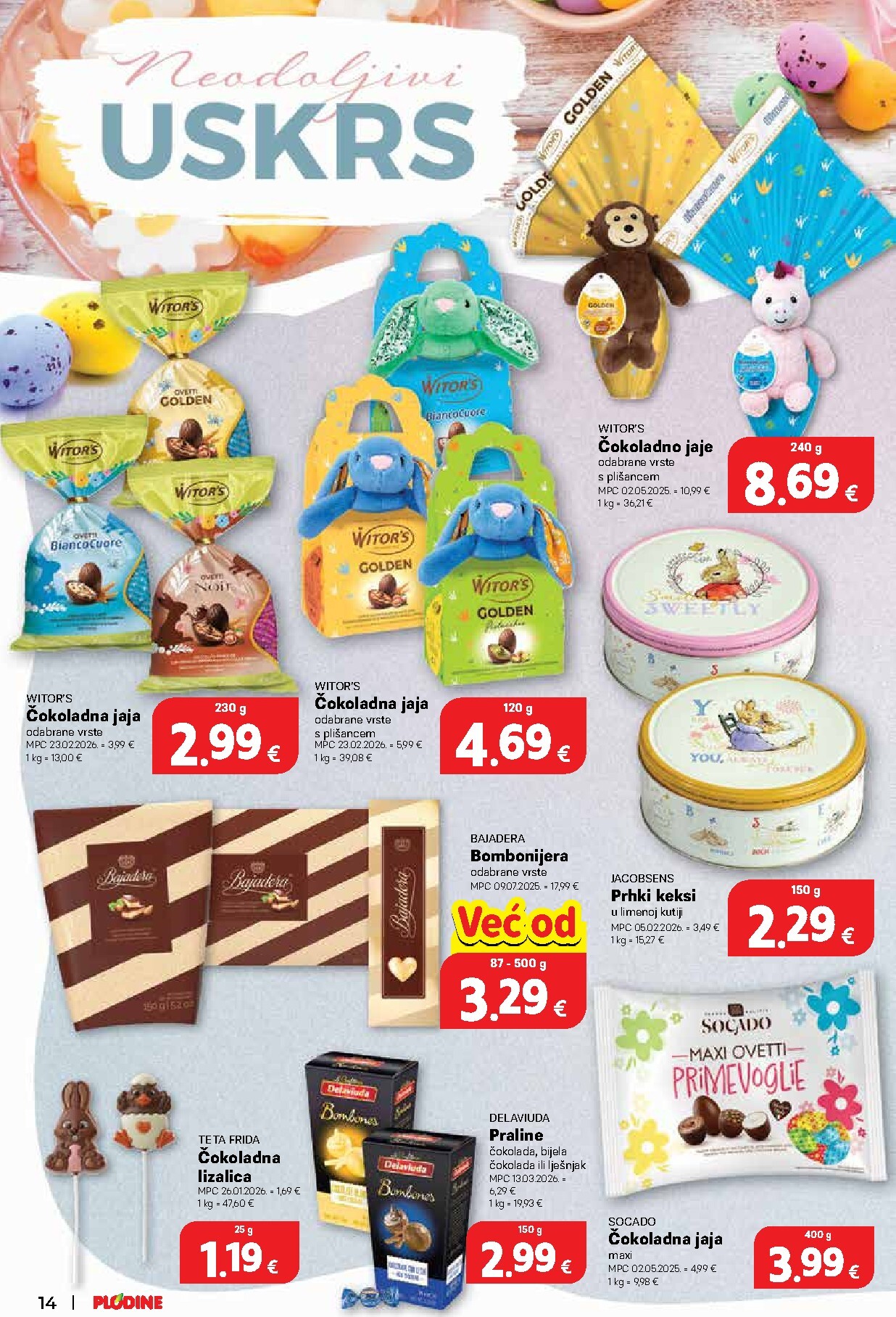 plodine - Prelistajte katalog Plodine, vrijedi od 25.03.2026 do 31.03.2026 - page: 14