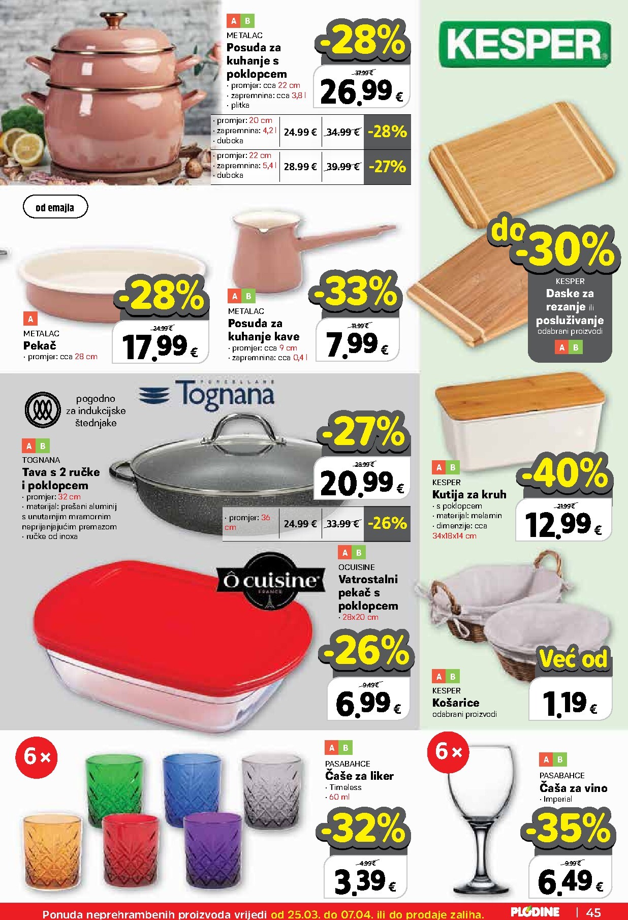 plodine - Prelistajte katalog Plodine, vrijedi od 25.03.2026 do 31.03.2026 - page: 45