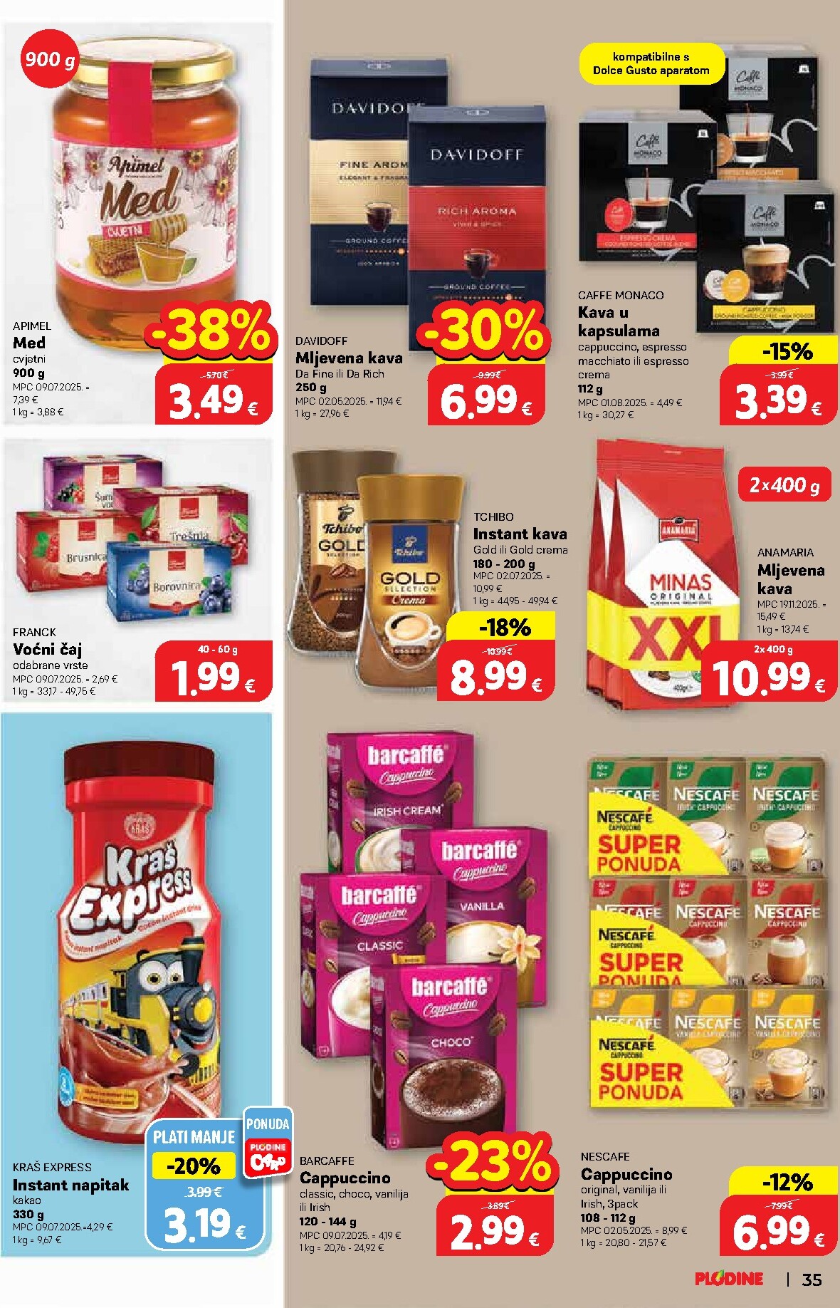 plodine - Prelistajte katalog Plodine, vrijedi od 25.03.2026 do 31.03.2026 - page: 35