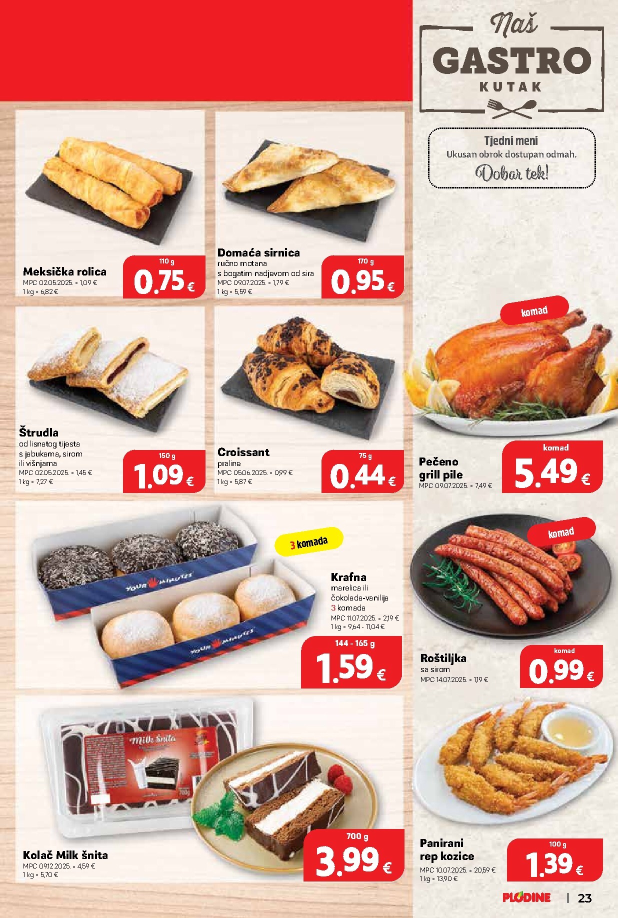 plodine - Prelistajte katalog Plodine, vrijedi od 25.03.2026 do 31.03.2026 - page: 23