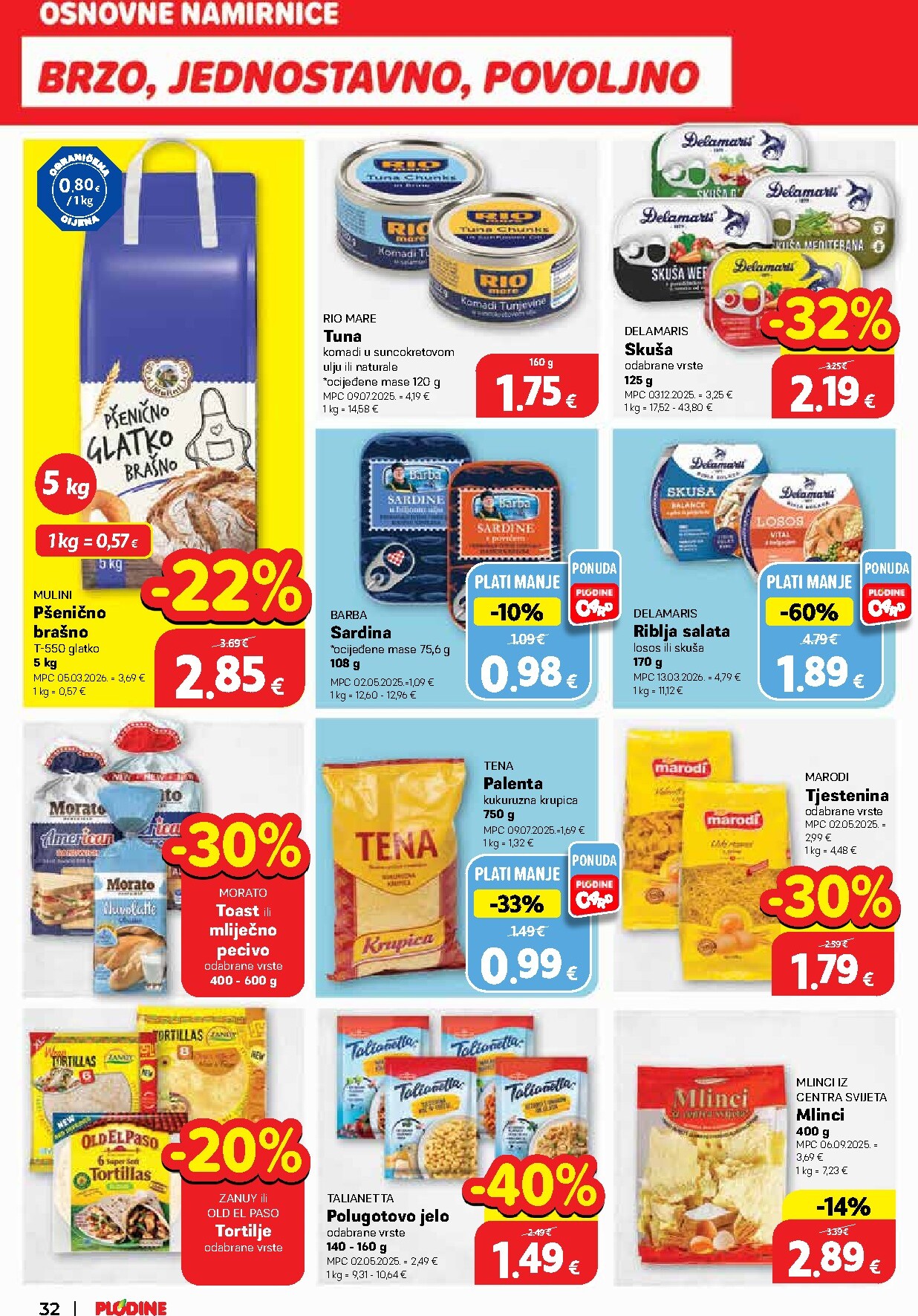 plodine - Prelistajte katalog Plodine, vrijedi od 25.03.2026 do 31.03.2026 - page: 32