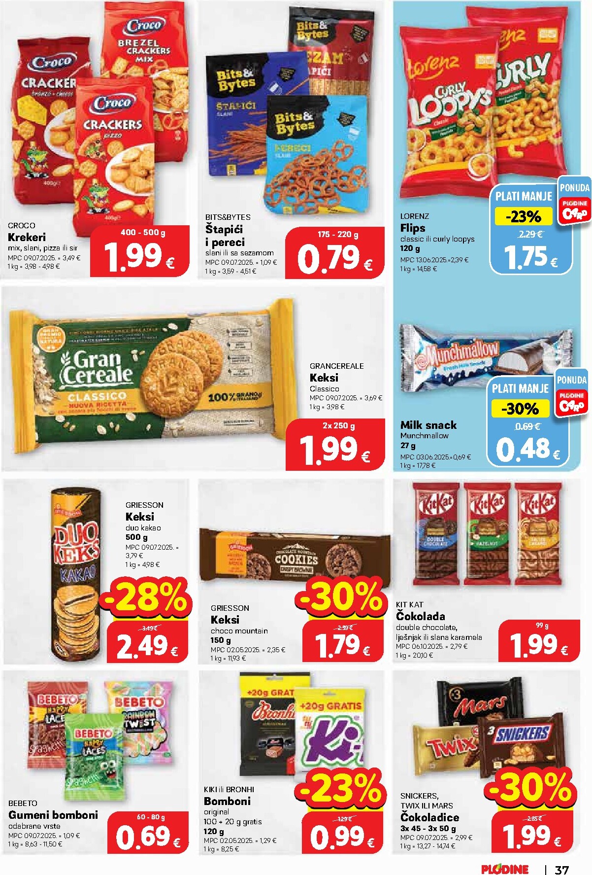 plodine - Prelistajte katalog Plodine, vrijedi od 25.03.2026 do 31.03.2026 - page: 37