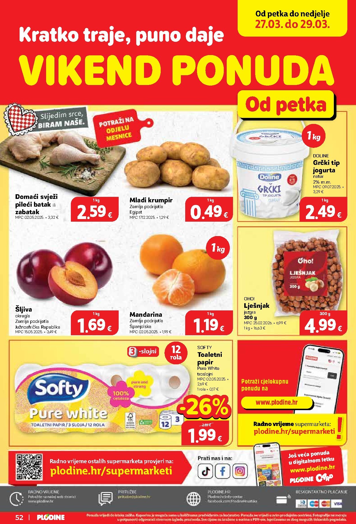 plodine - Prelistajte katalog Plodine, vrijedi od 25.03.2026 do 31.03.2026 - page: 52