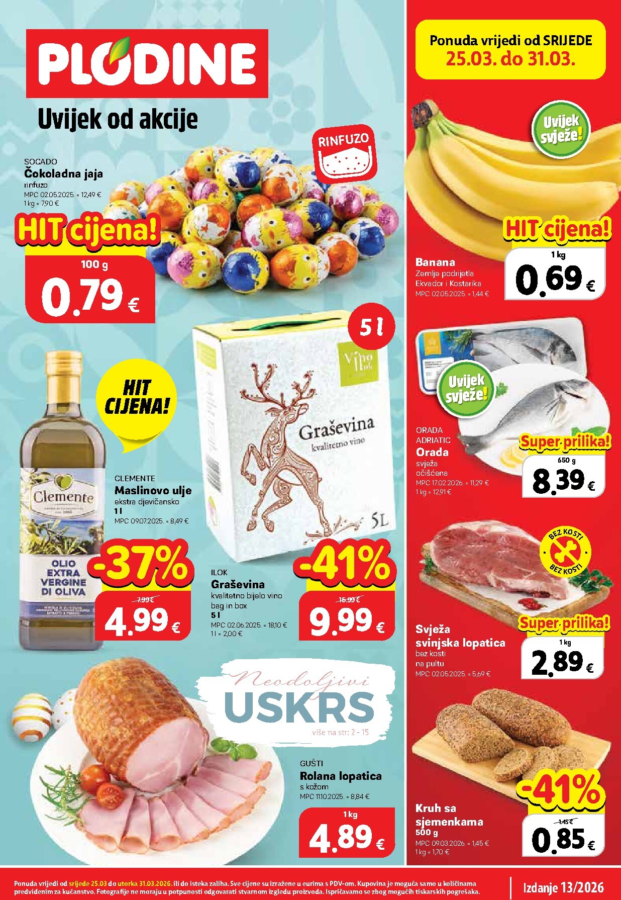 plodine - Prelistajte katalog Plodine, vrijedi od 25.03.2026 do 31.03.2026