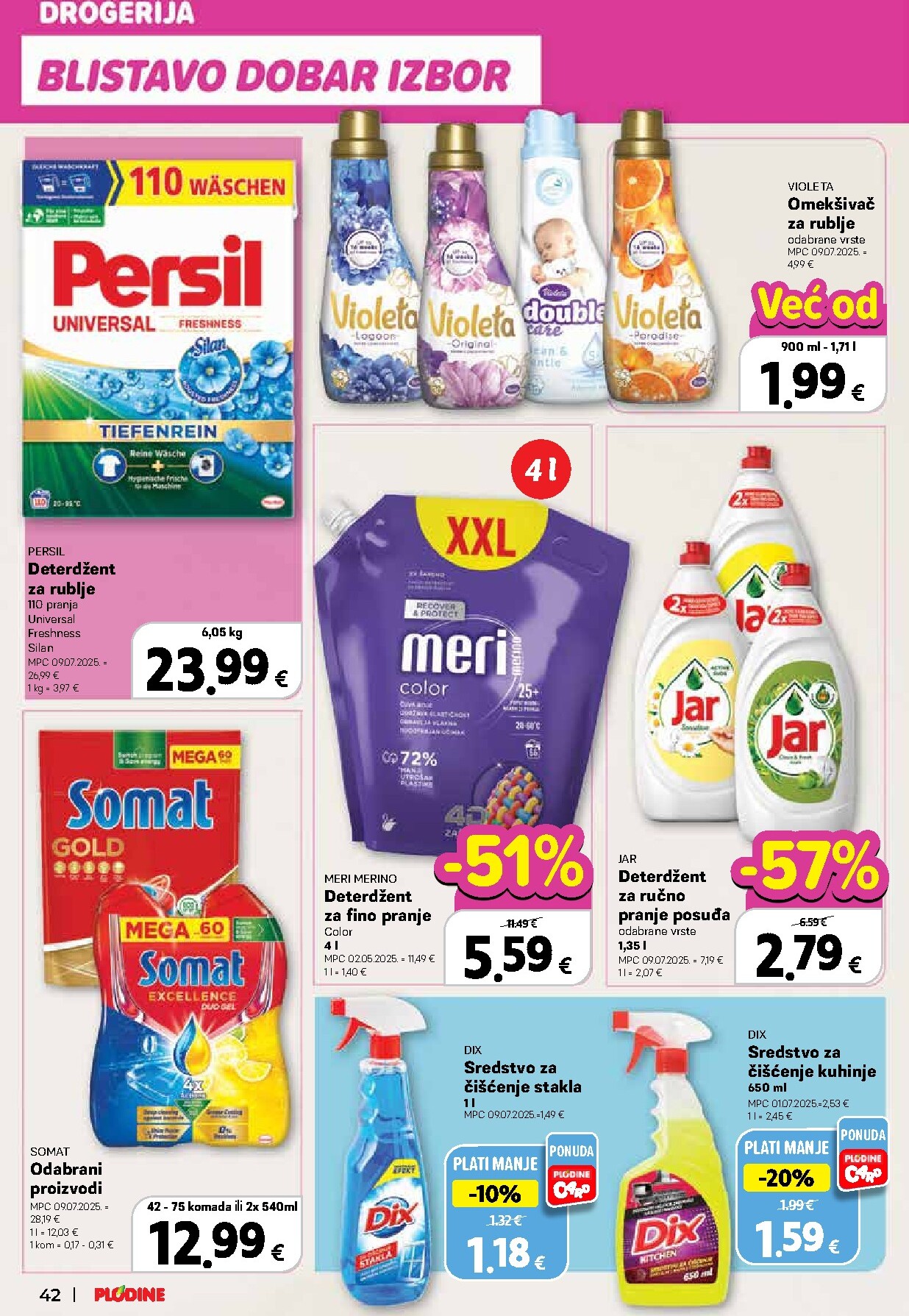 plodine - Prelistajte katalog Plodine, vrijedi od 25.03.2026 do 31.03.2026 - page: 42