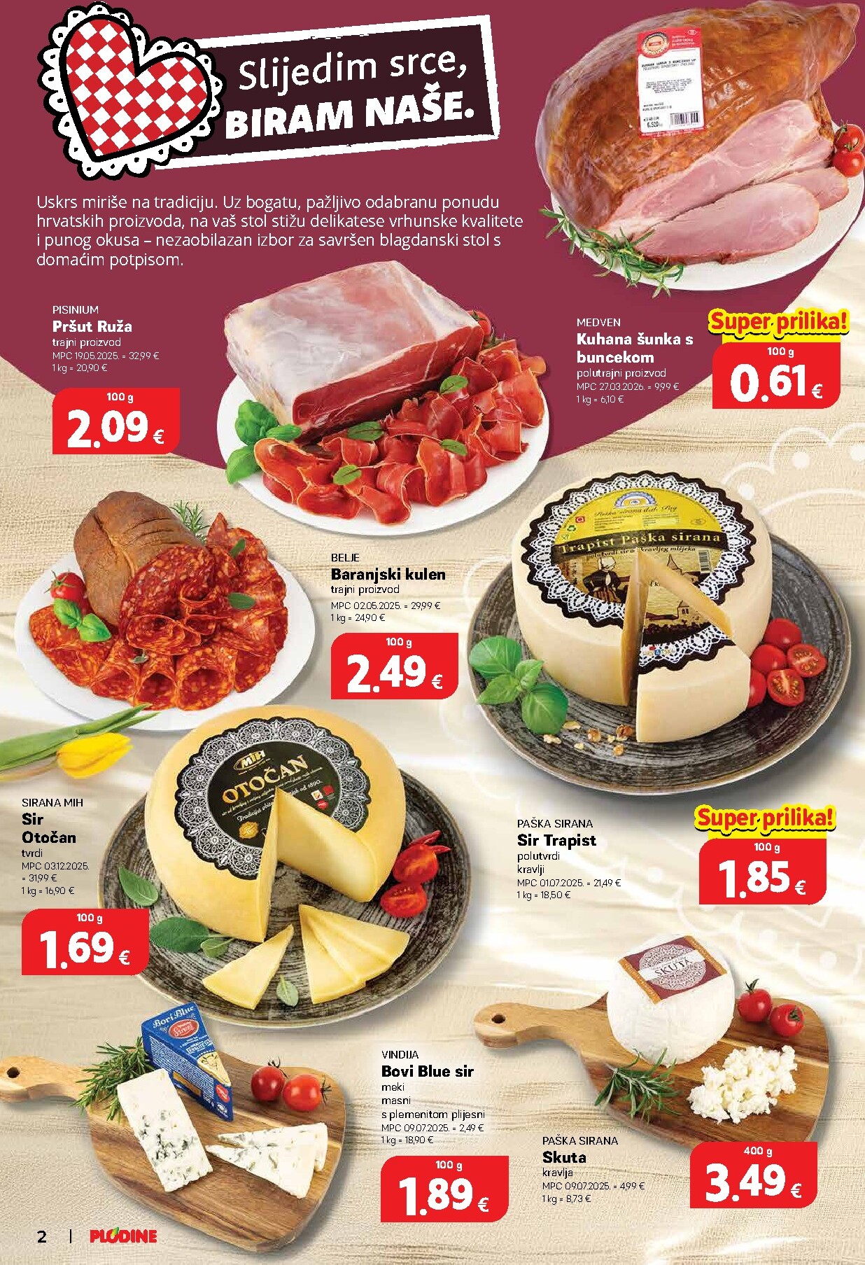 plodine - Prelistajte katalog Plodine, vrijedi od 01.04.2026 do 07.04.2026 - page: 2