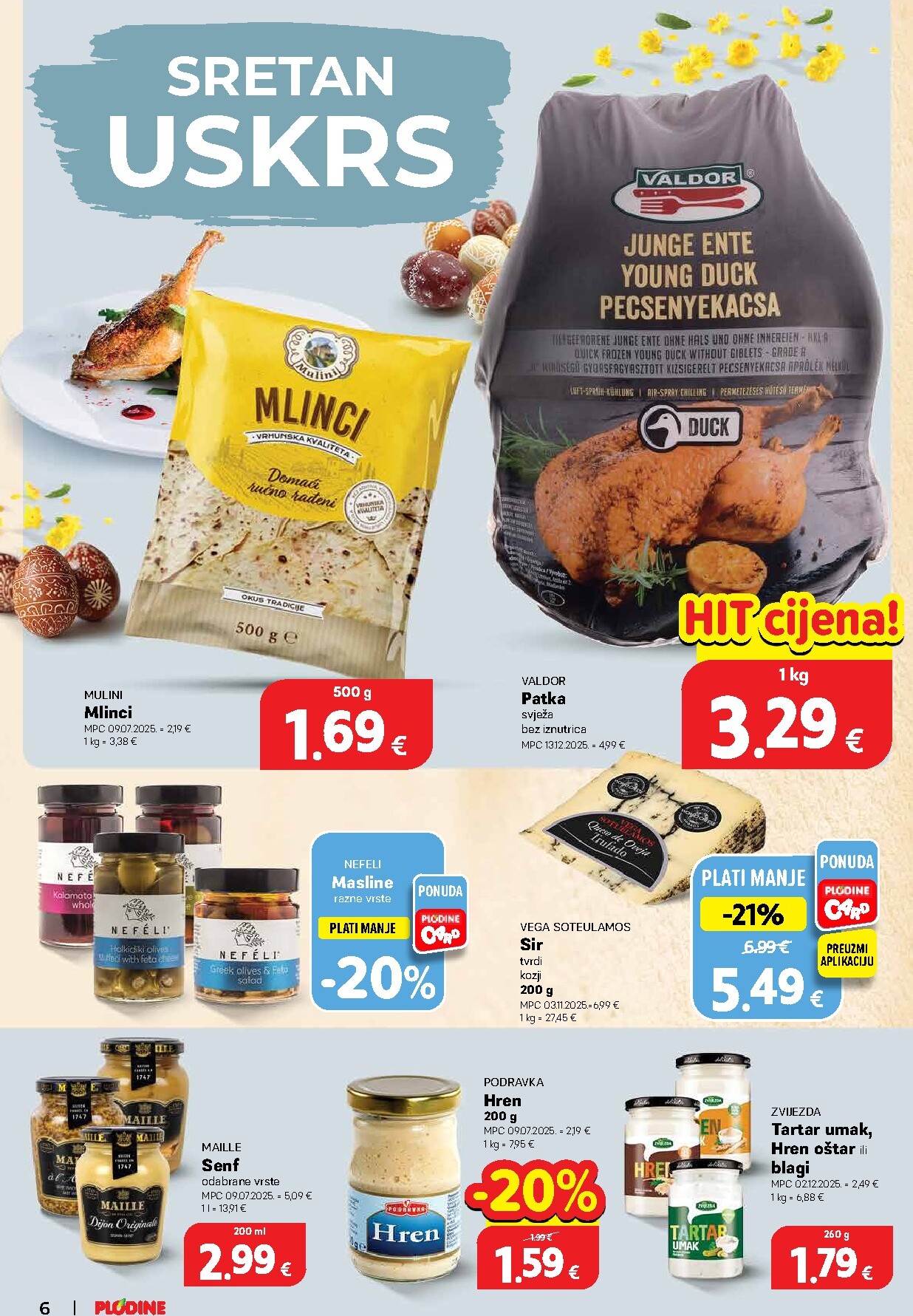 plodine - Prelistajte katalog Plodine, vrijedi od 01.04.2026 do 07.04.2026 - page: 6
