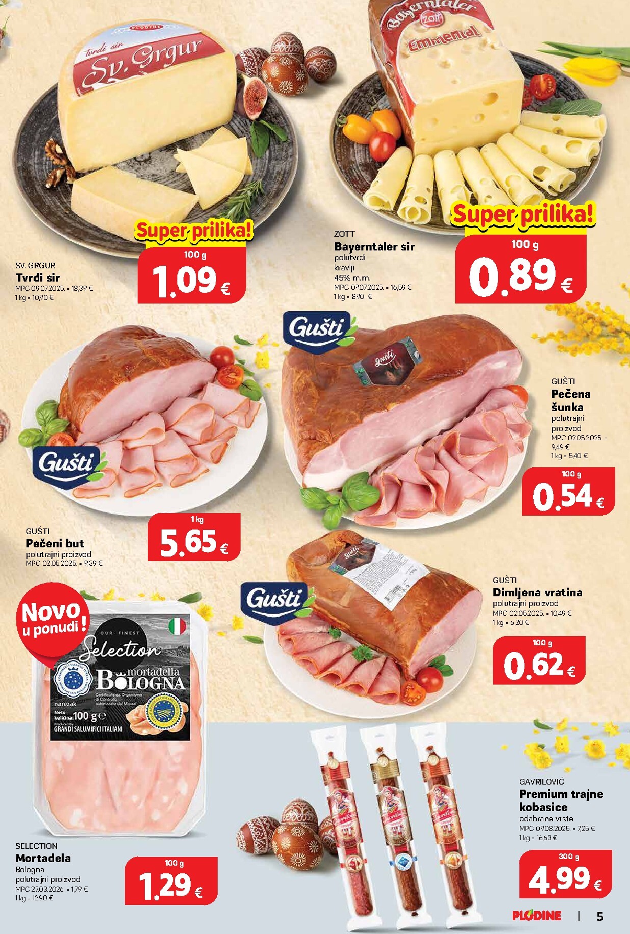 plodine - Prelistajte katalog Plodine, vrijedi od 01.04.2026 do 07.04.2026 - page: 5
