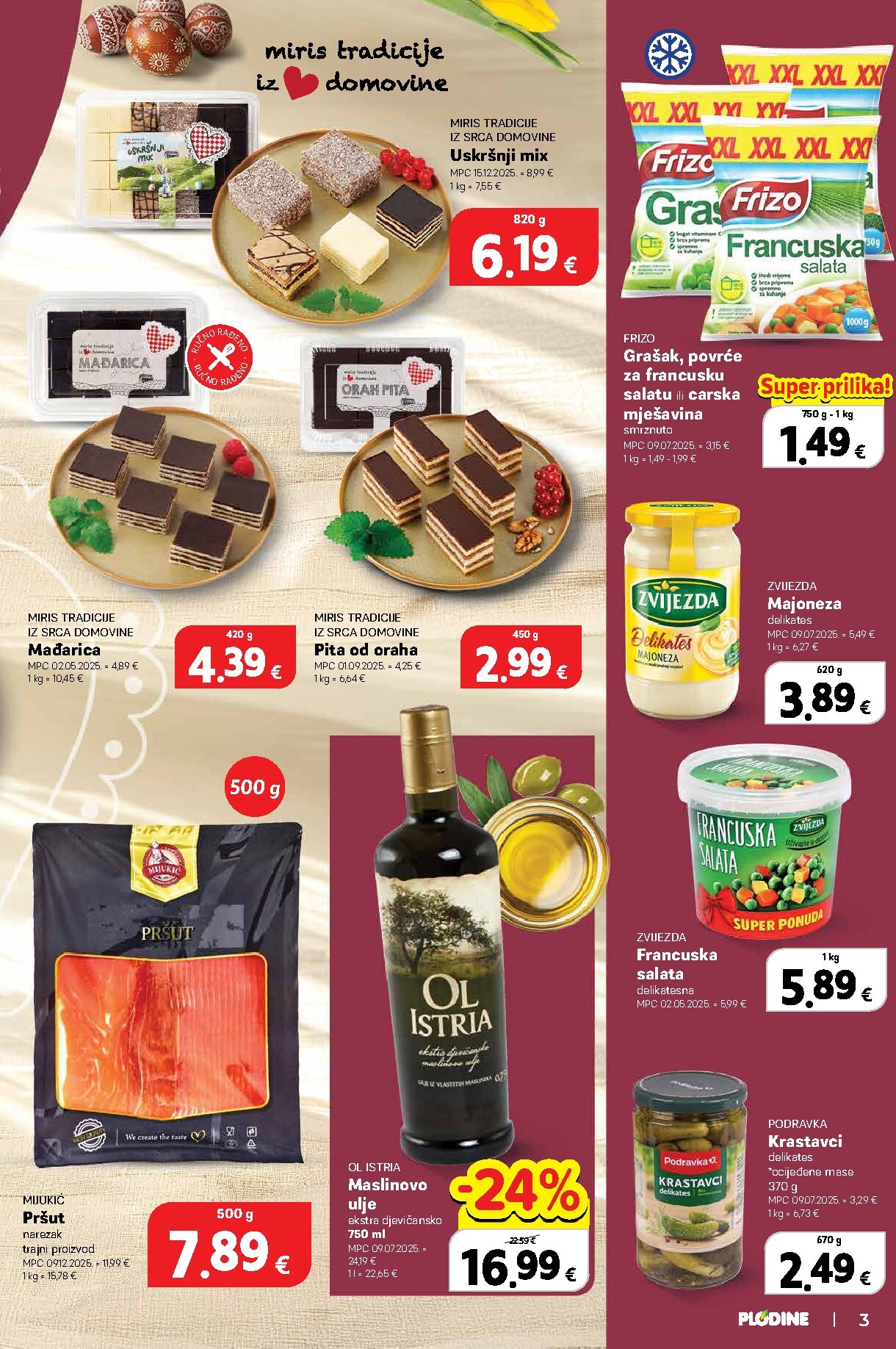 plodine - Prelistajte katalog Plodine, vrijedi od 01.04.2026 do 07.04.2026 - page: 3