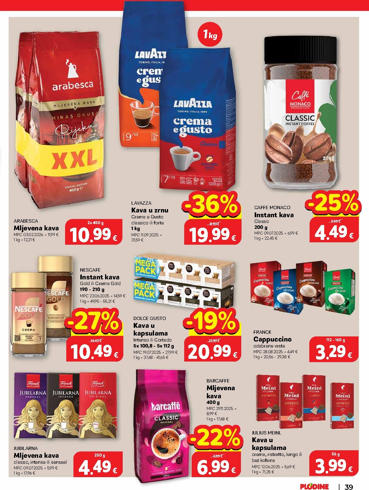 plodine - Prelistajte katalog Plodine, vrijedi od 01.04.2026 do 07.04.2026 - page: 47