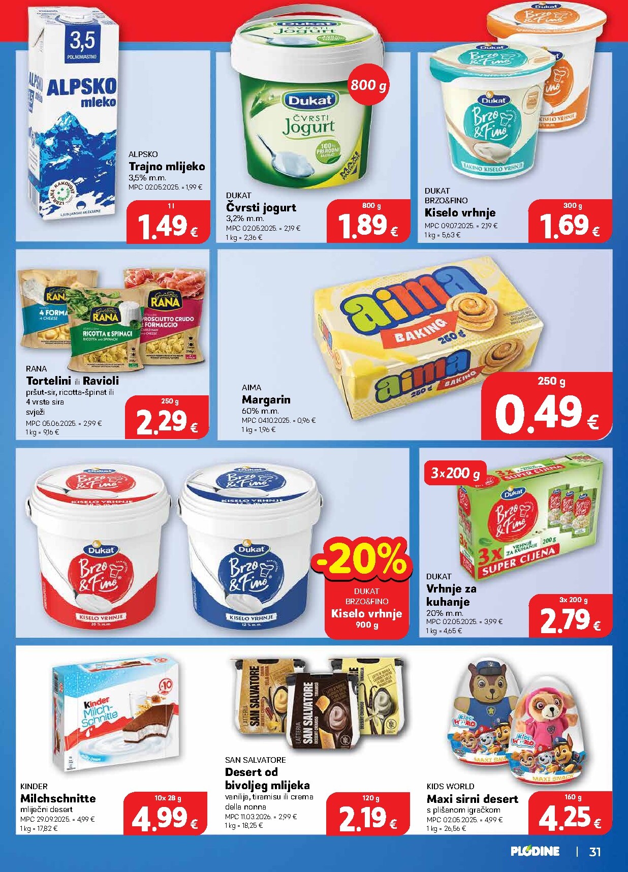 plodine - Prelistajte katalog Plodine, vrijedi od 01.04.2026 do 07.04.2026 - page: 39