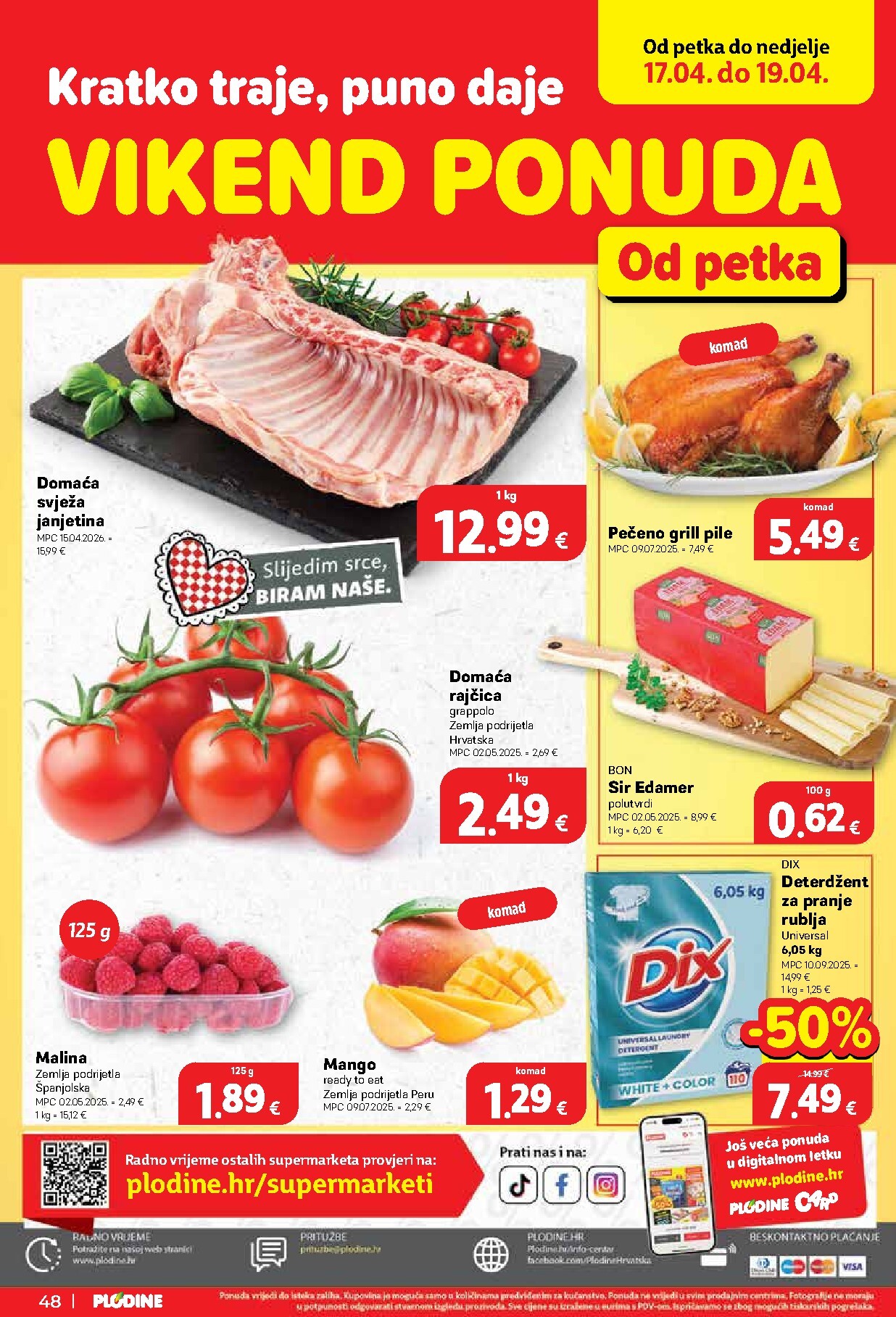 plodine - Plodine letak za sljedeći tjedan od srijede 15.04.2026 do utorka 21.04.2026 - page: 48