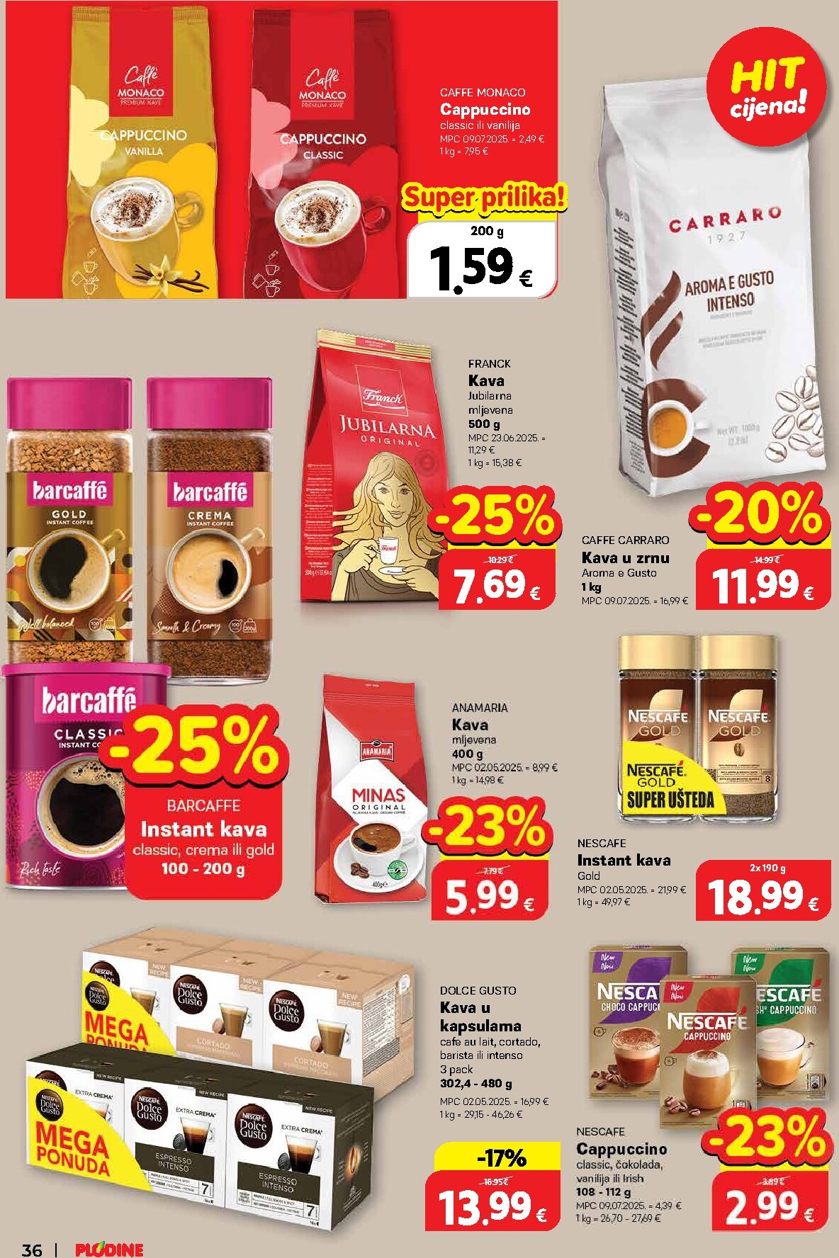 plodine - Plodine letak za sljedeći tjedan od srijede 22.04.2026 do utorka 28.04.2026 - page: 36