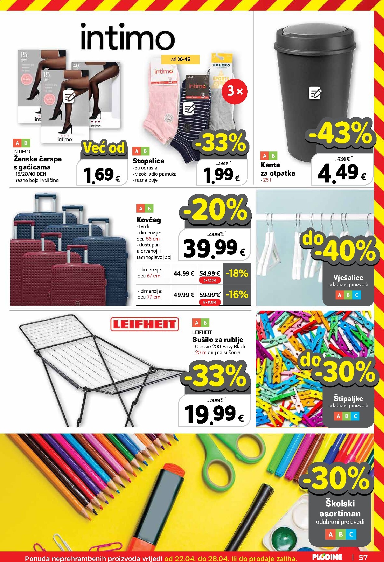 plodine - Plodine letak za sljedeći tjedan od srijede 22.04.2026 do utorka 28.04.2026 - page: 57