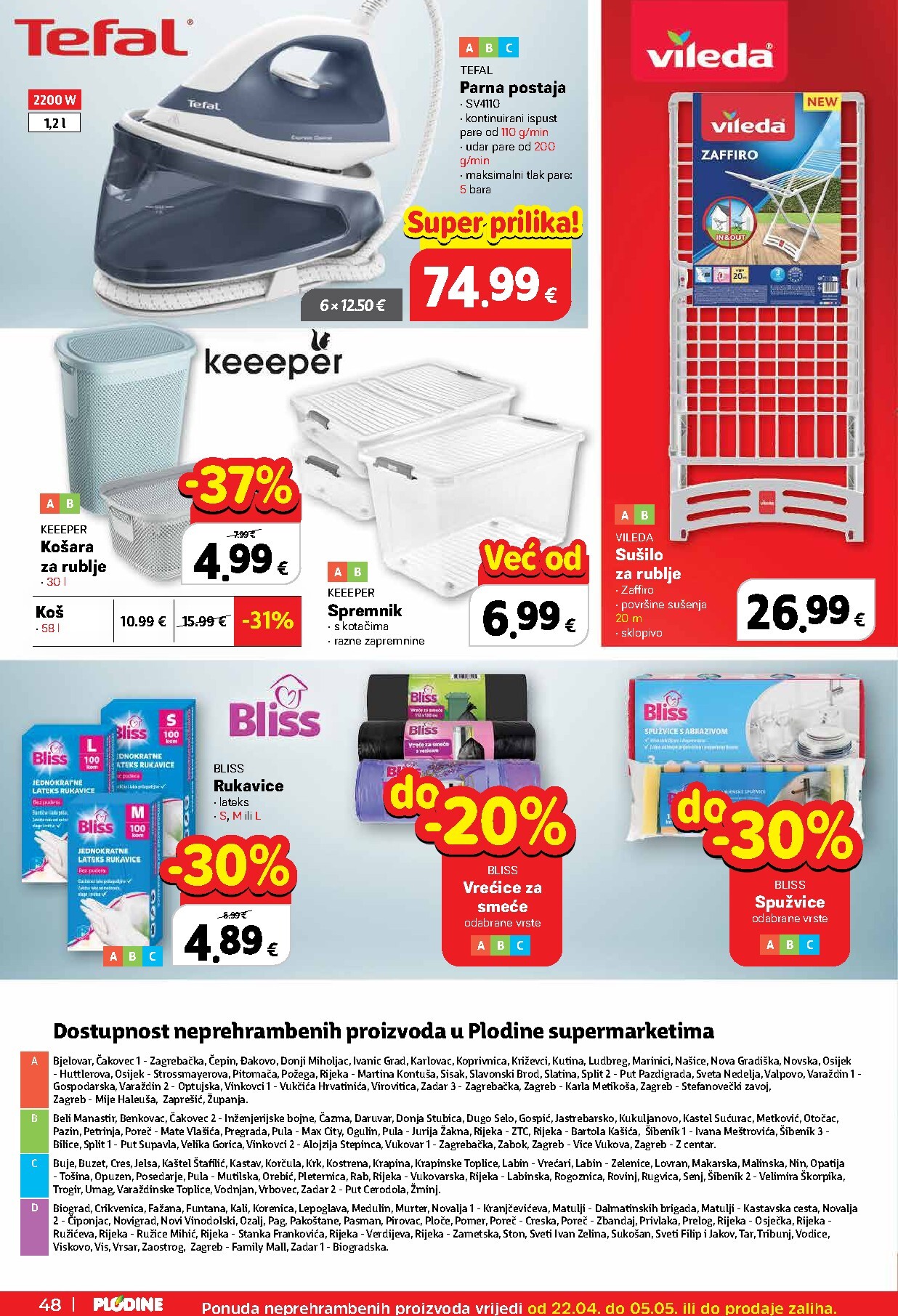 plodine - Plodine letak za sljedeći tjedan od srijede 22.04.2026 do utorka 28.04.2026 - page: 48