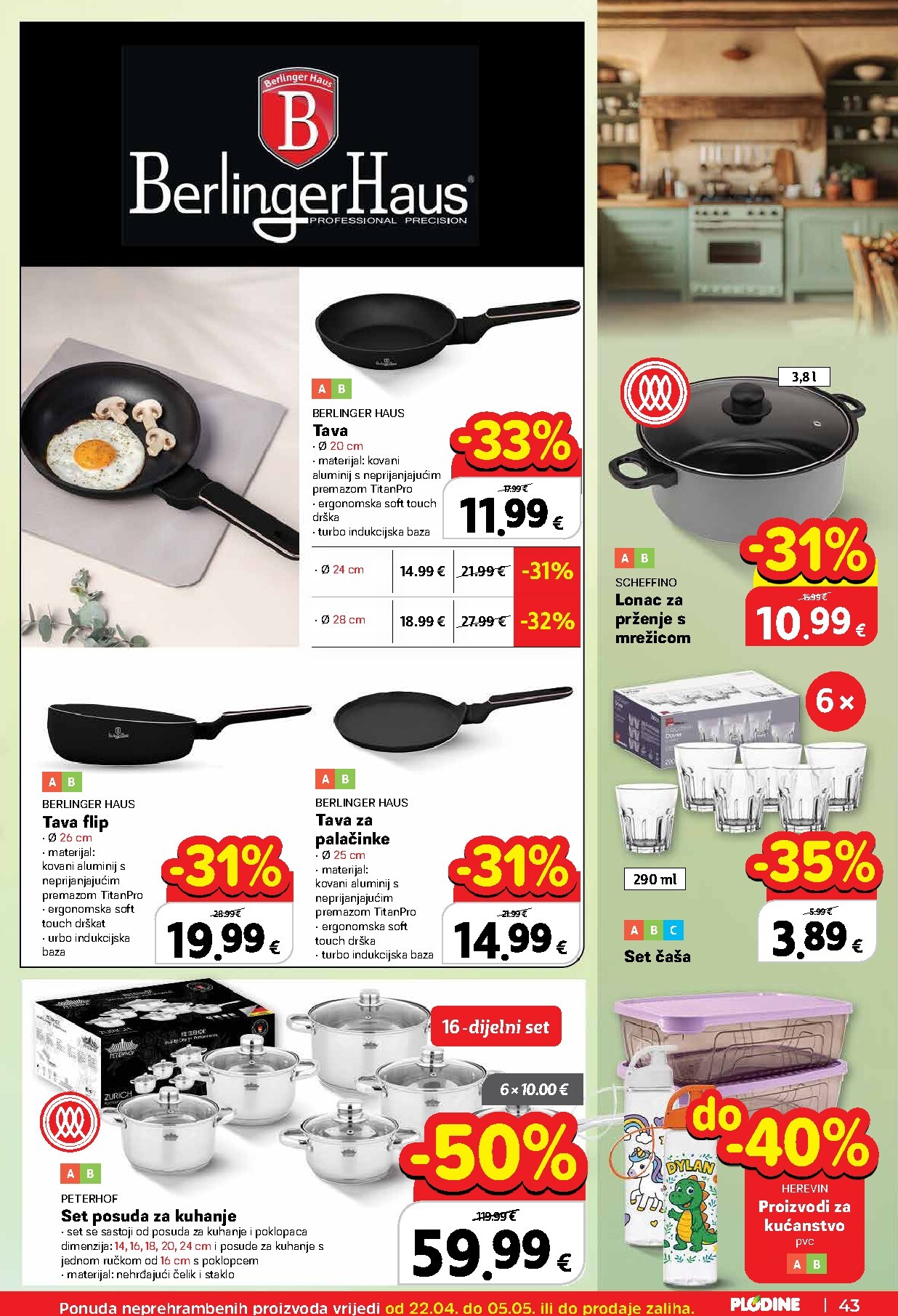 plodine - Plodine letak za sljedeći tjedan od srijede 22.04.2026 do utorka 28.04.2026 - page: 43