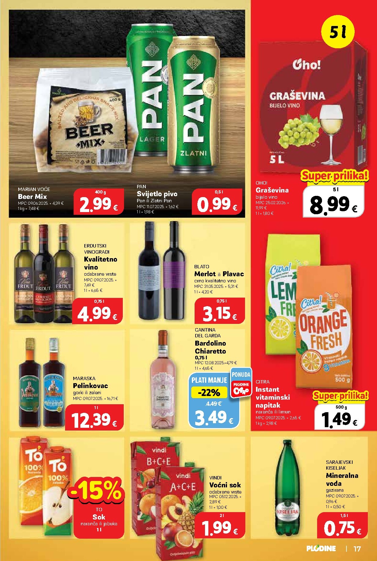 plodine - Plodine - Drniš letak za sljedeći tjedan od srijede 29.04.2026 do utorka 05.05.2026 - page: 17